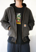 1990s Black Carhartt Hooded Jacket