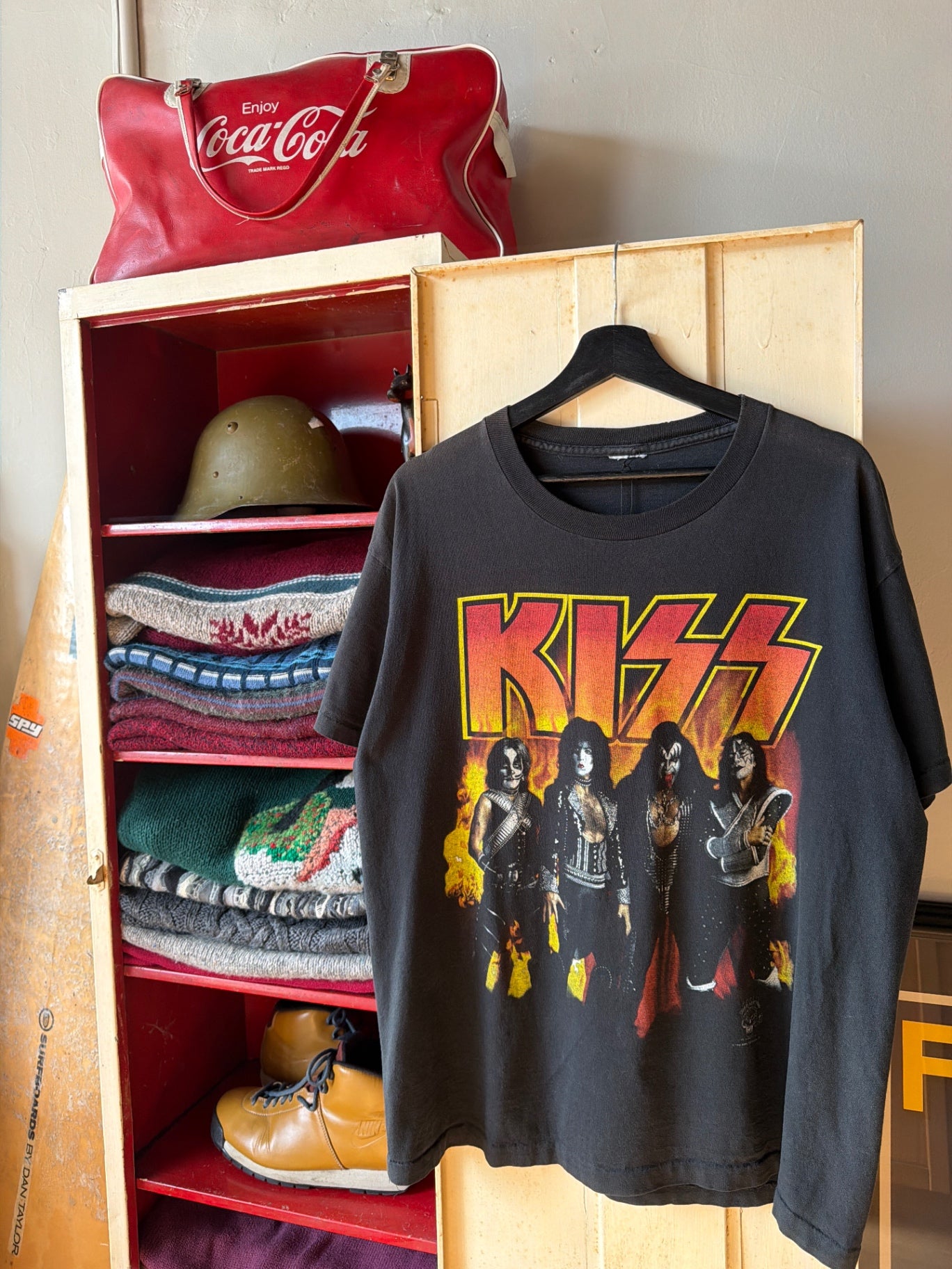 Vintage KISS T-Shirt L Black