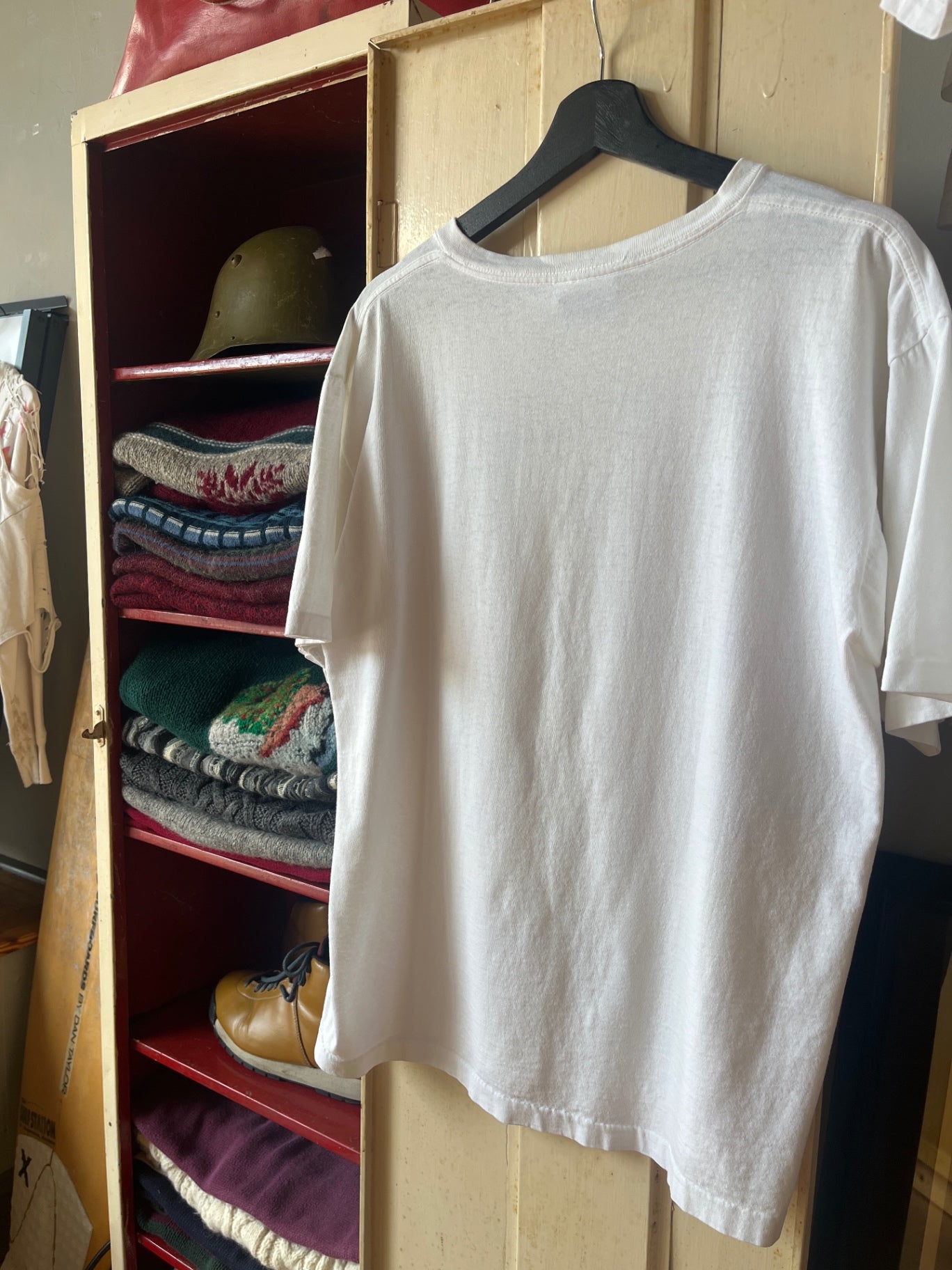 Vintage Reebok water color  T-Shirt Xl White