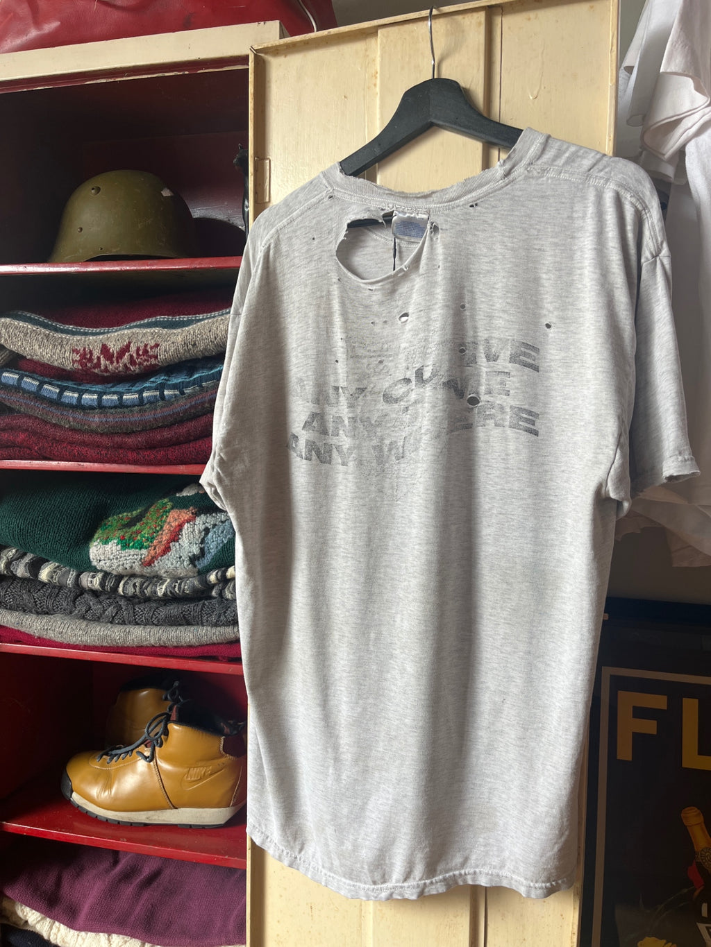 Vintage Porsche T-Shirt L Grey