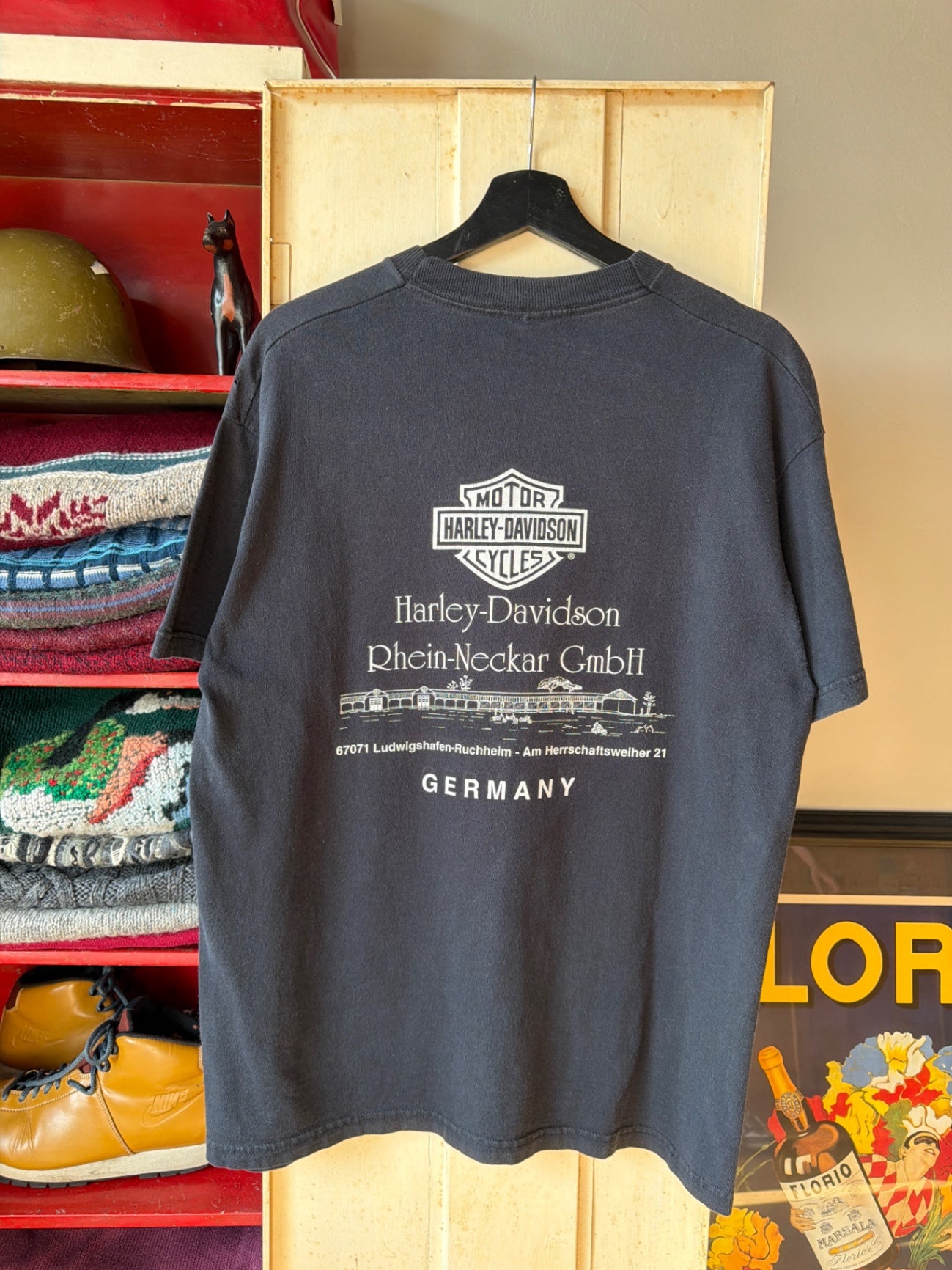 Vintage Harley T-Shirt L Black