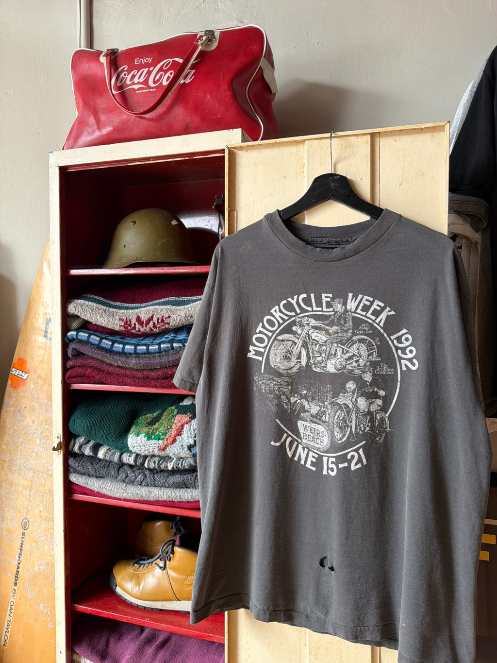 Vintage Bike Week T-Shirt XL Gray