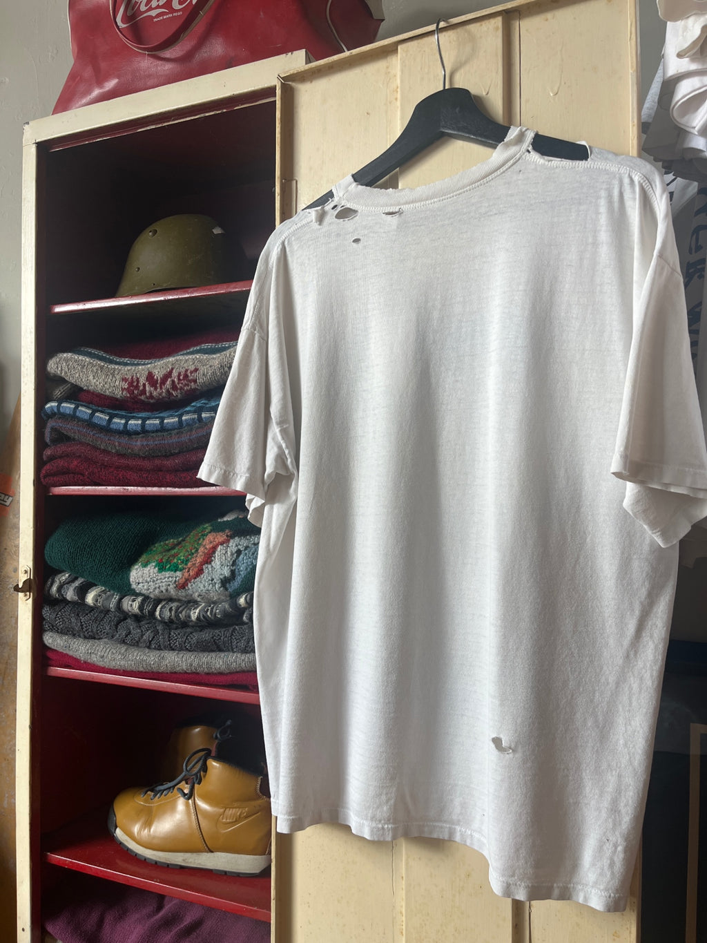 Vintage Surfer T-Shirt White L