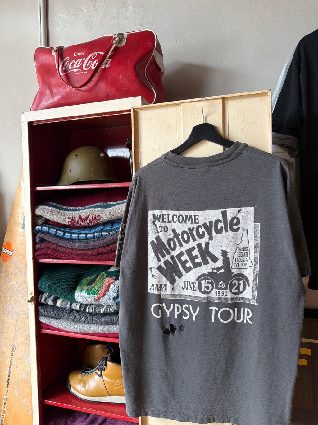 Vintage Bike Week T-Shirt XL Gray