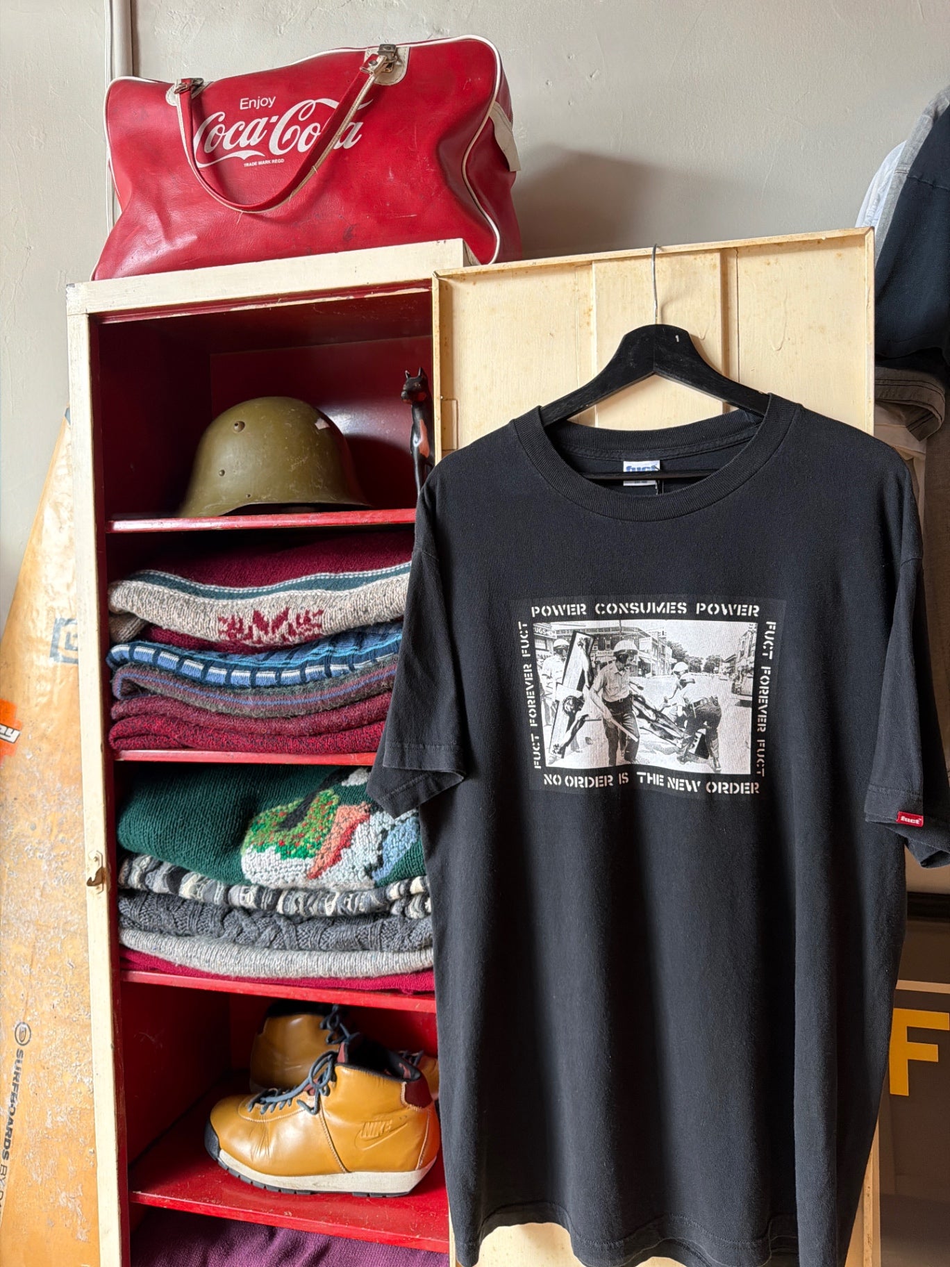Vintage Fuct T-Shirt L Black