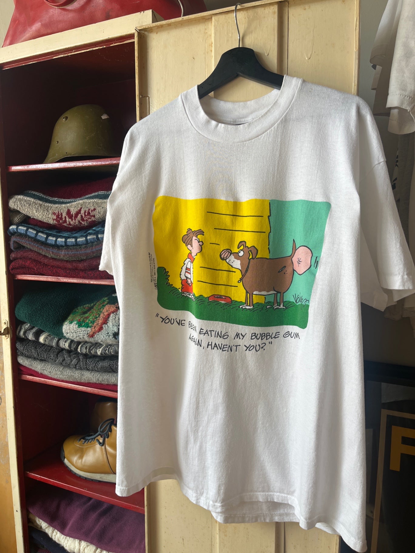 Vintage comic strip tee 