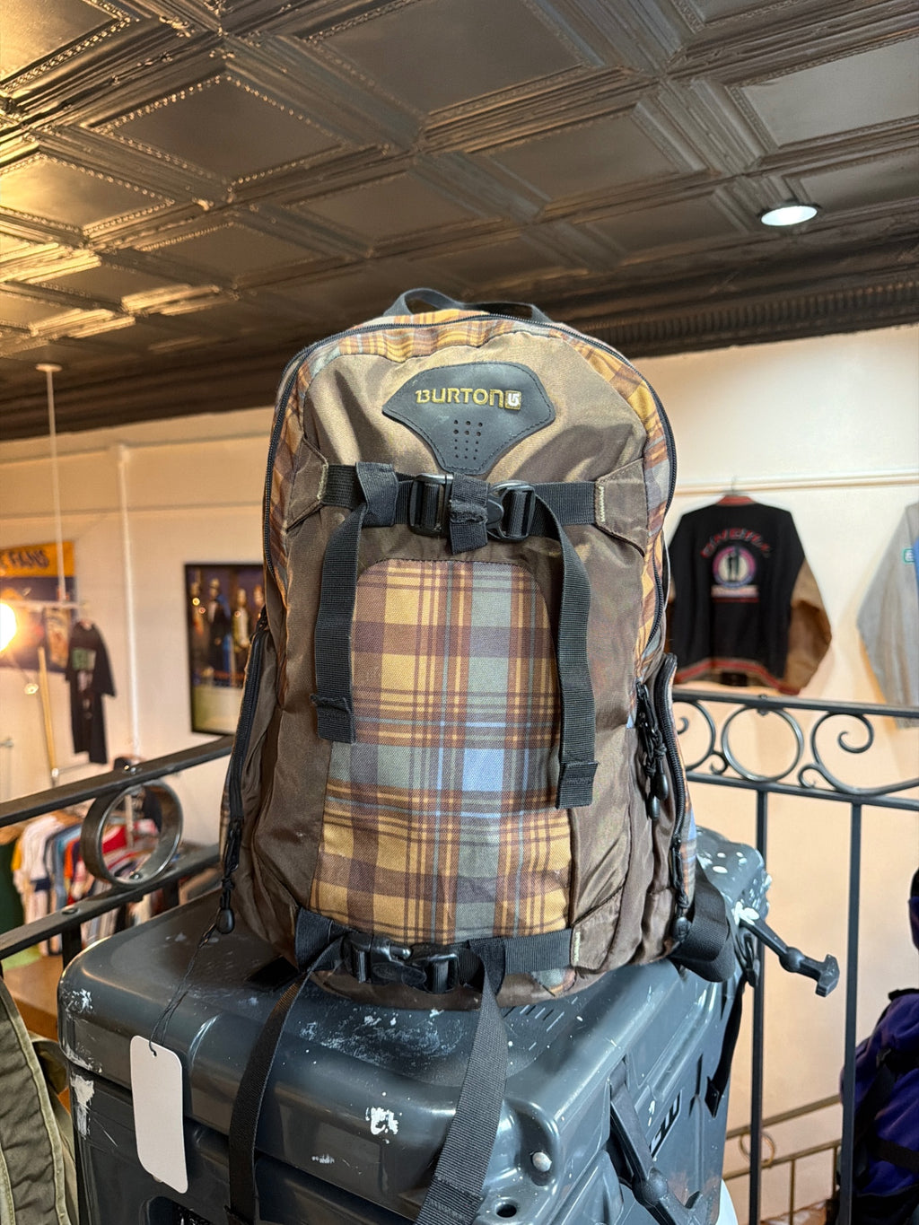 Burton Bag Multicolor (mainly brown and plaid pattern)