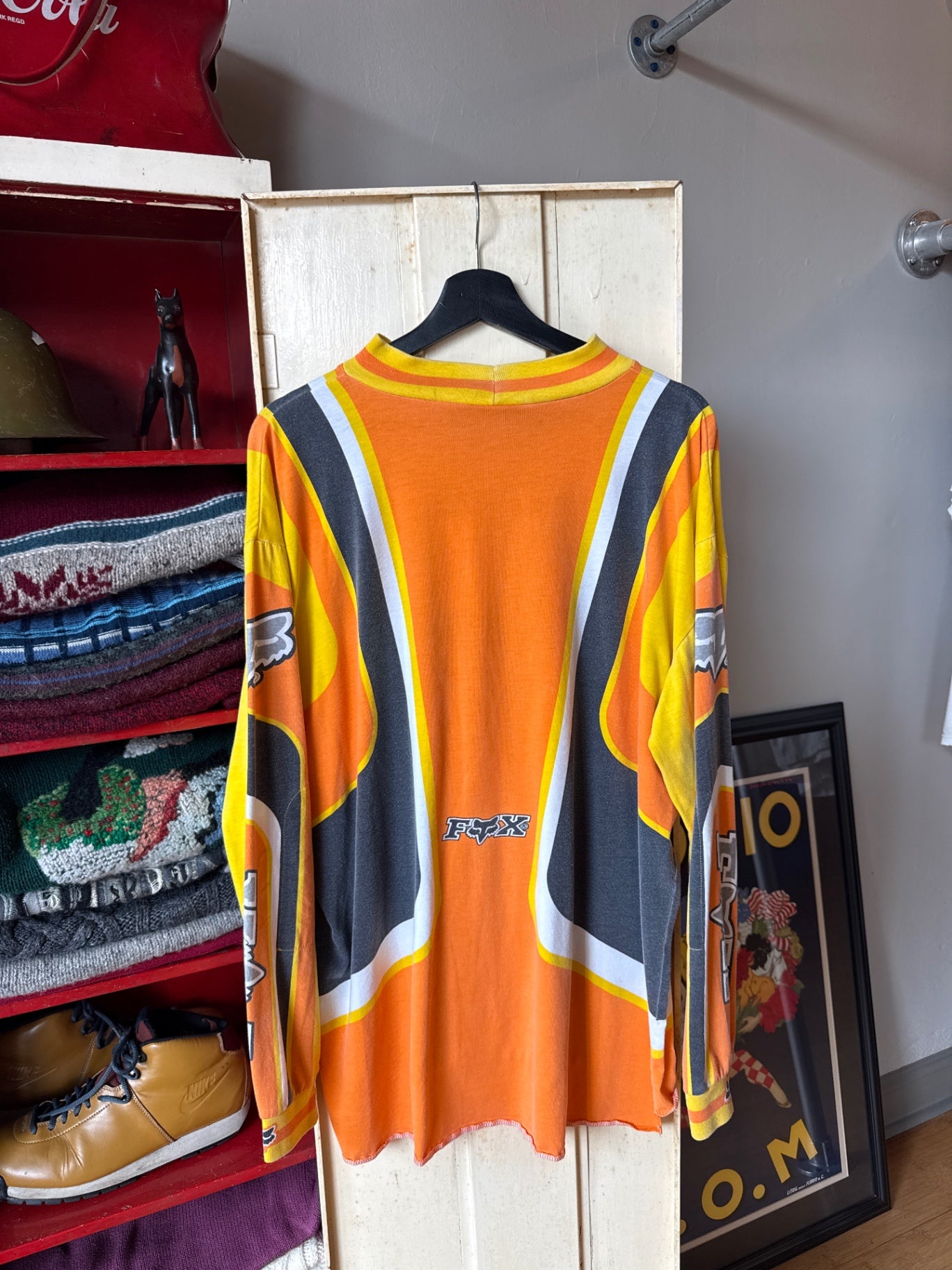 Fox Sweatshirt Multicolor (mainly orange, yellow, black, white, gray)