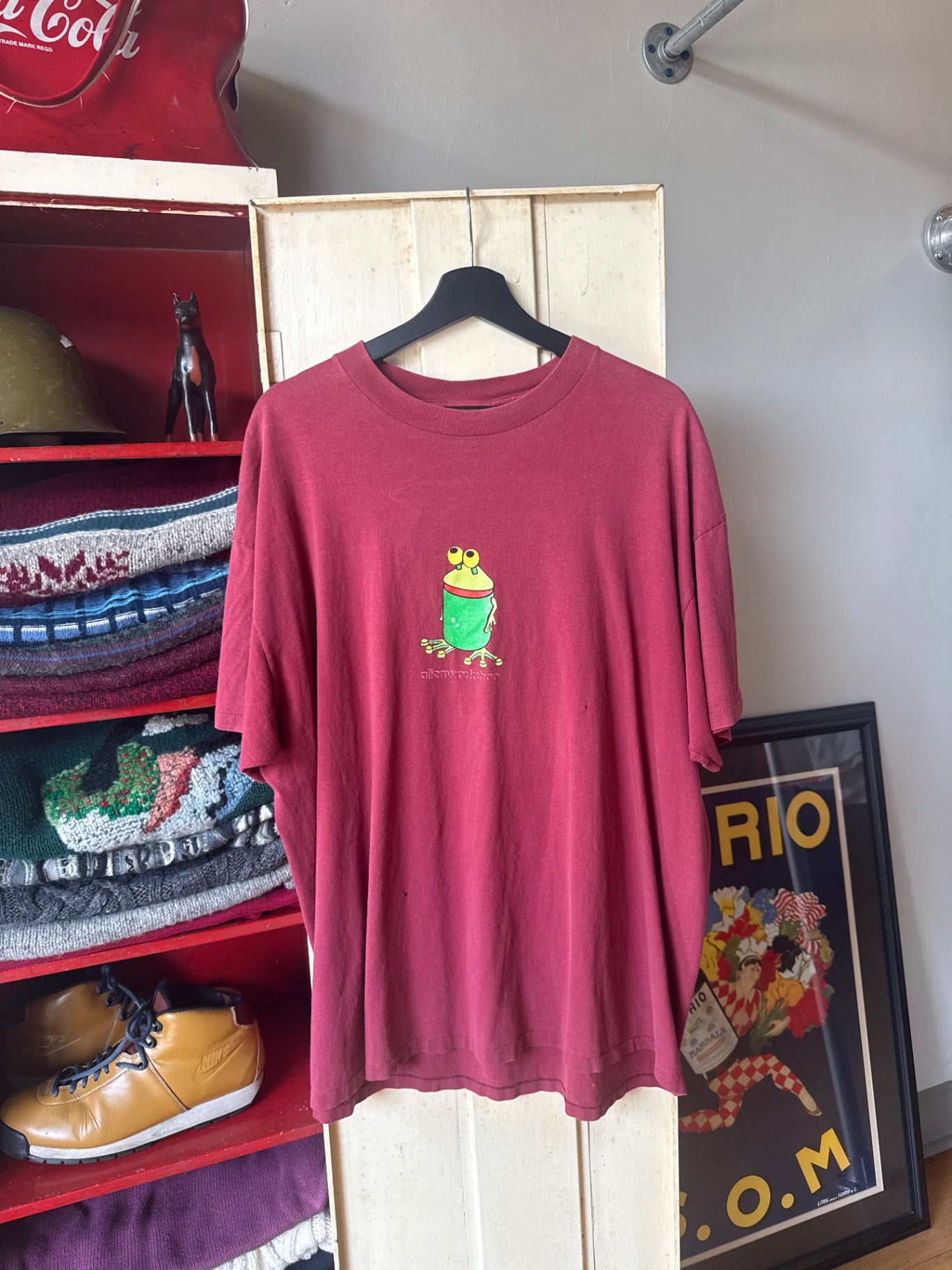 Alien Workshop skate tee frog character SS XL 