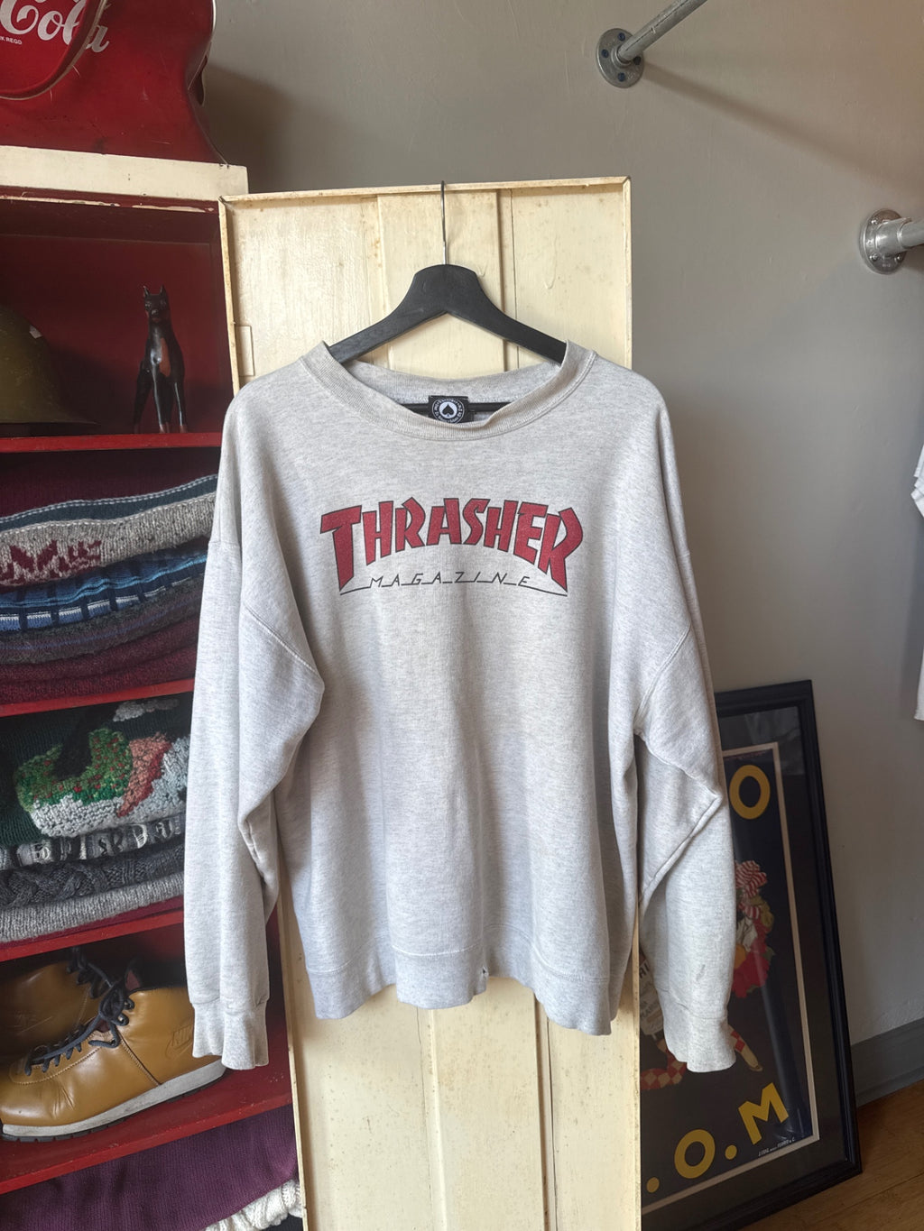 Thrasher Sweatshirt XL Light Gray