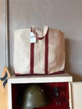 1990s LL Bean Canvas Tote BURG