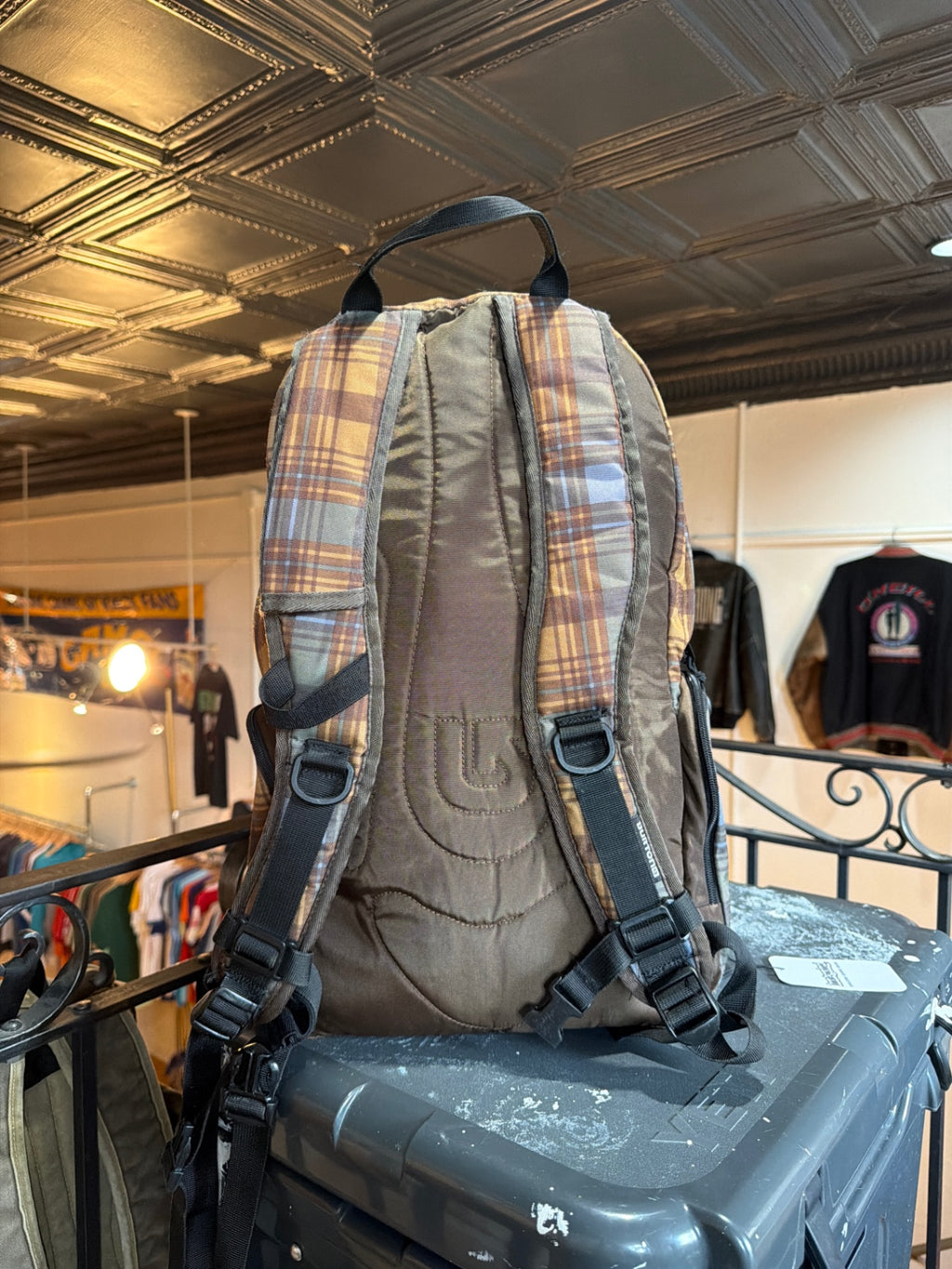 Burton Bag Multicolor (mainly brown and plaid pattern)
