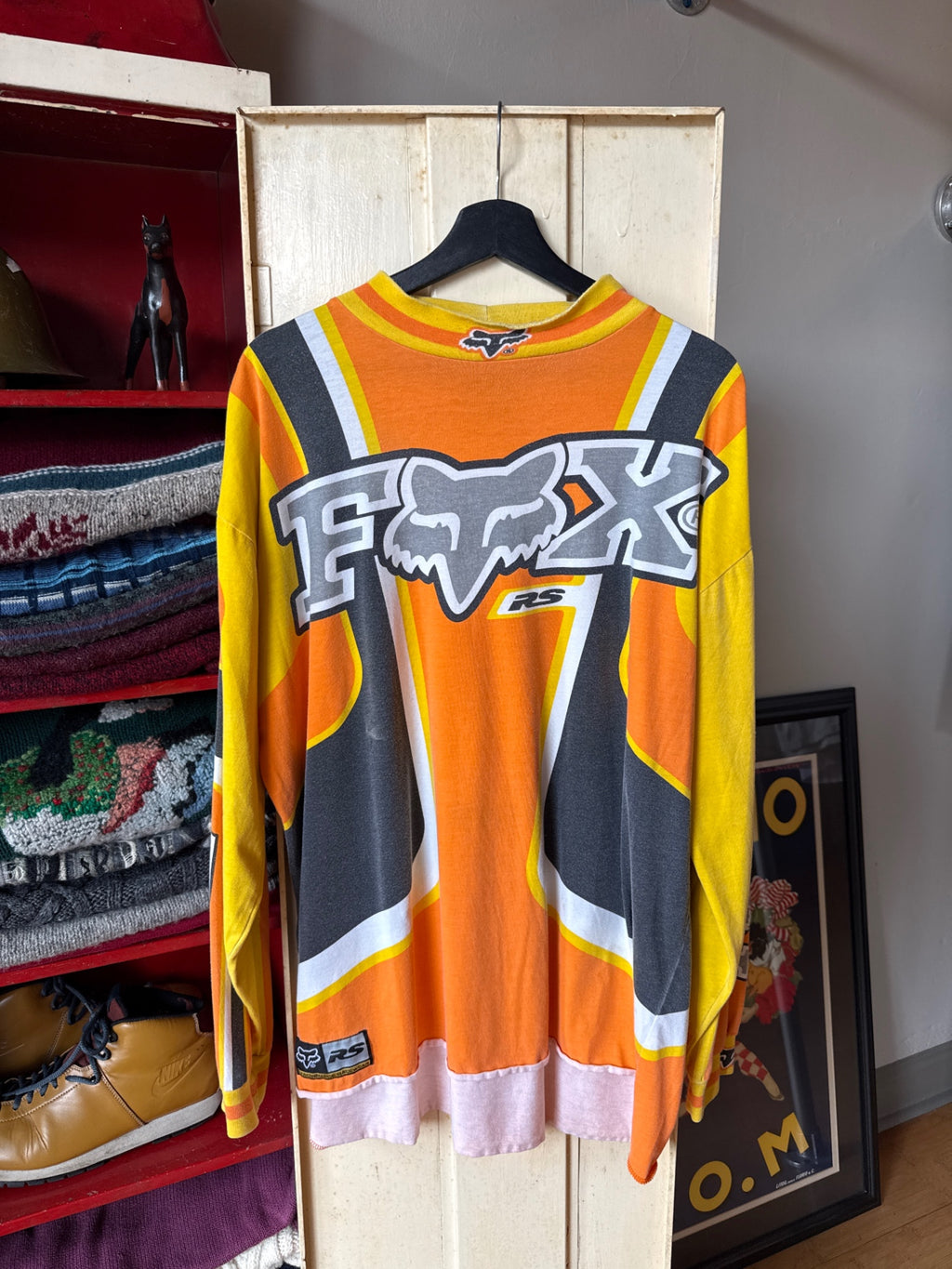 Fox Sweatshirt Multicolor (mainly orange, yellow, black, white, gray)