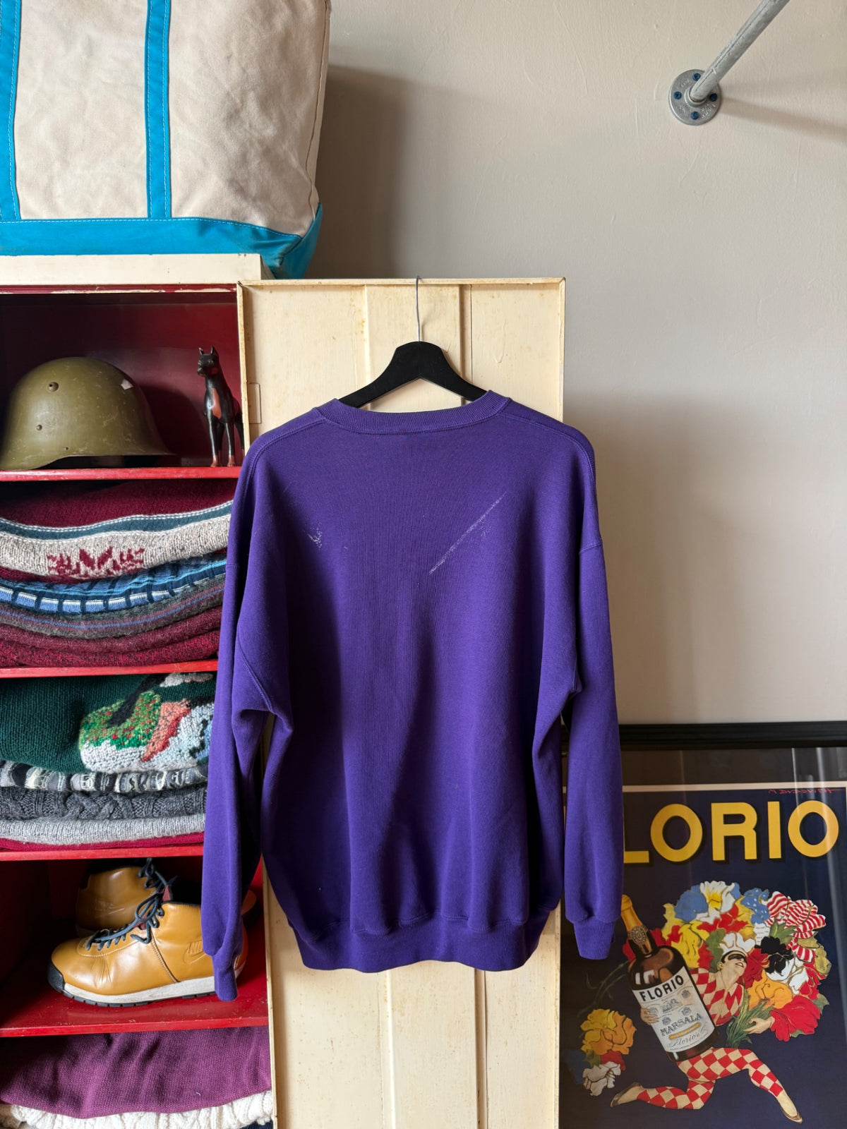 Fox Mob  Sweatshirt XL Purple