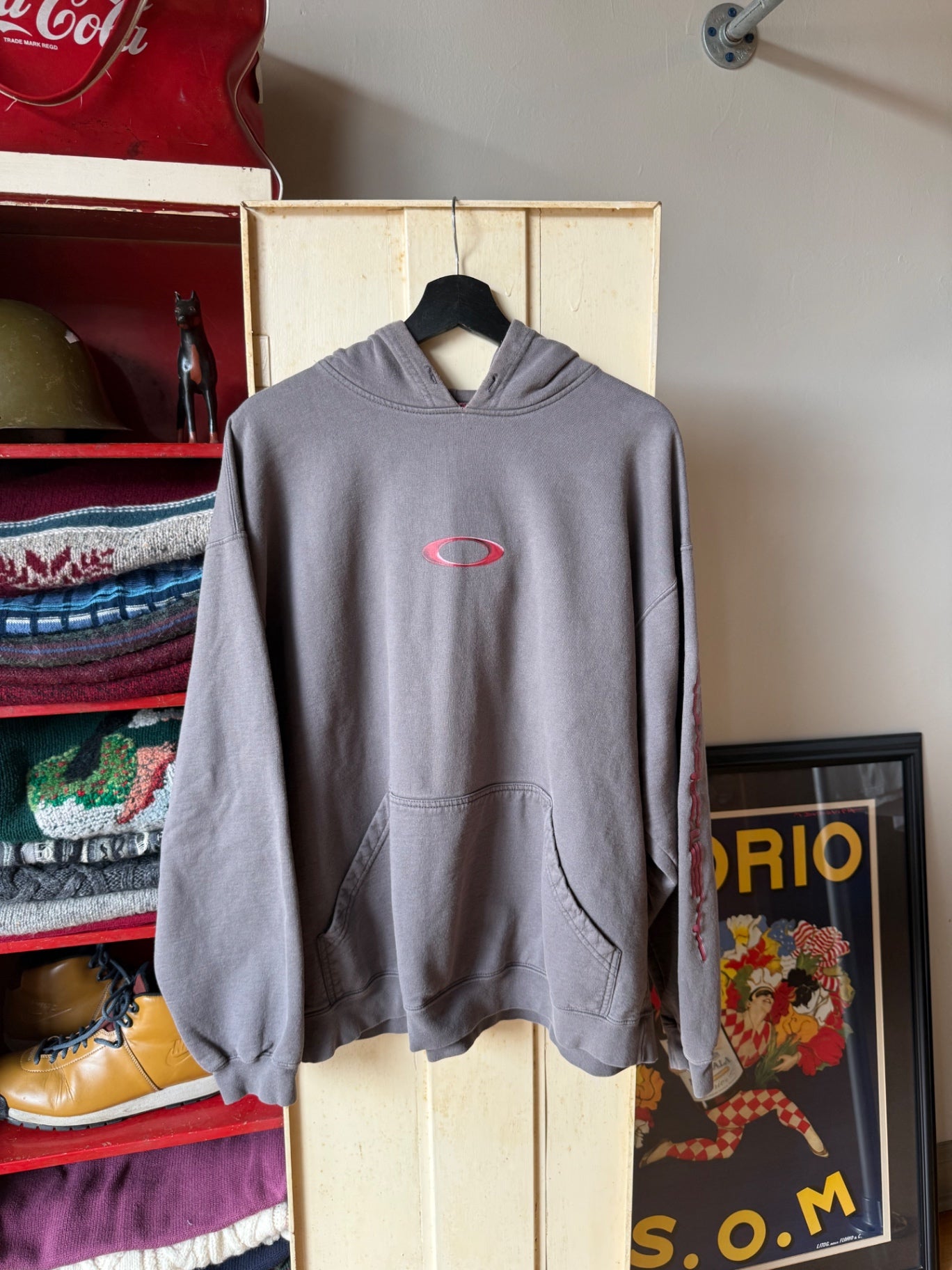 90s Oakley hoodie size XL