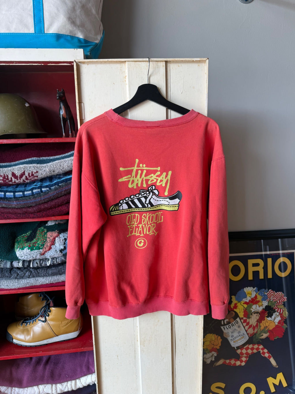 Stüssy Sweatshirt L Red