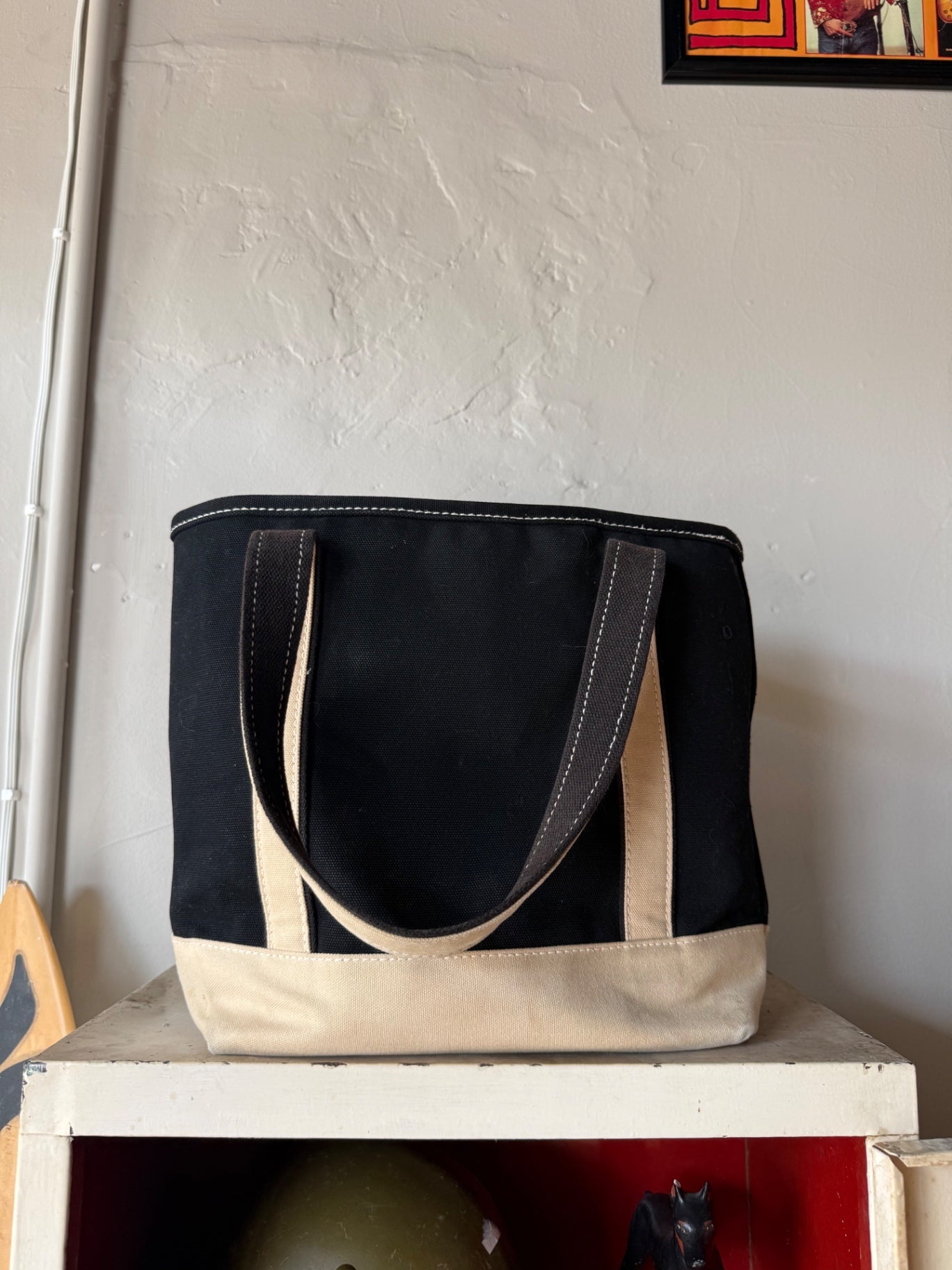 Lands end  S Black, beige