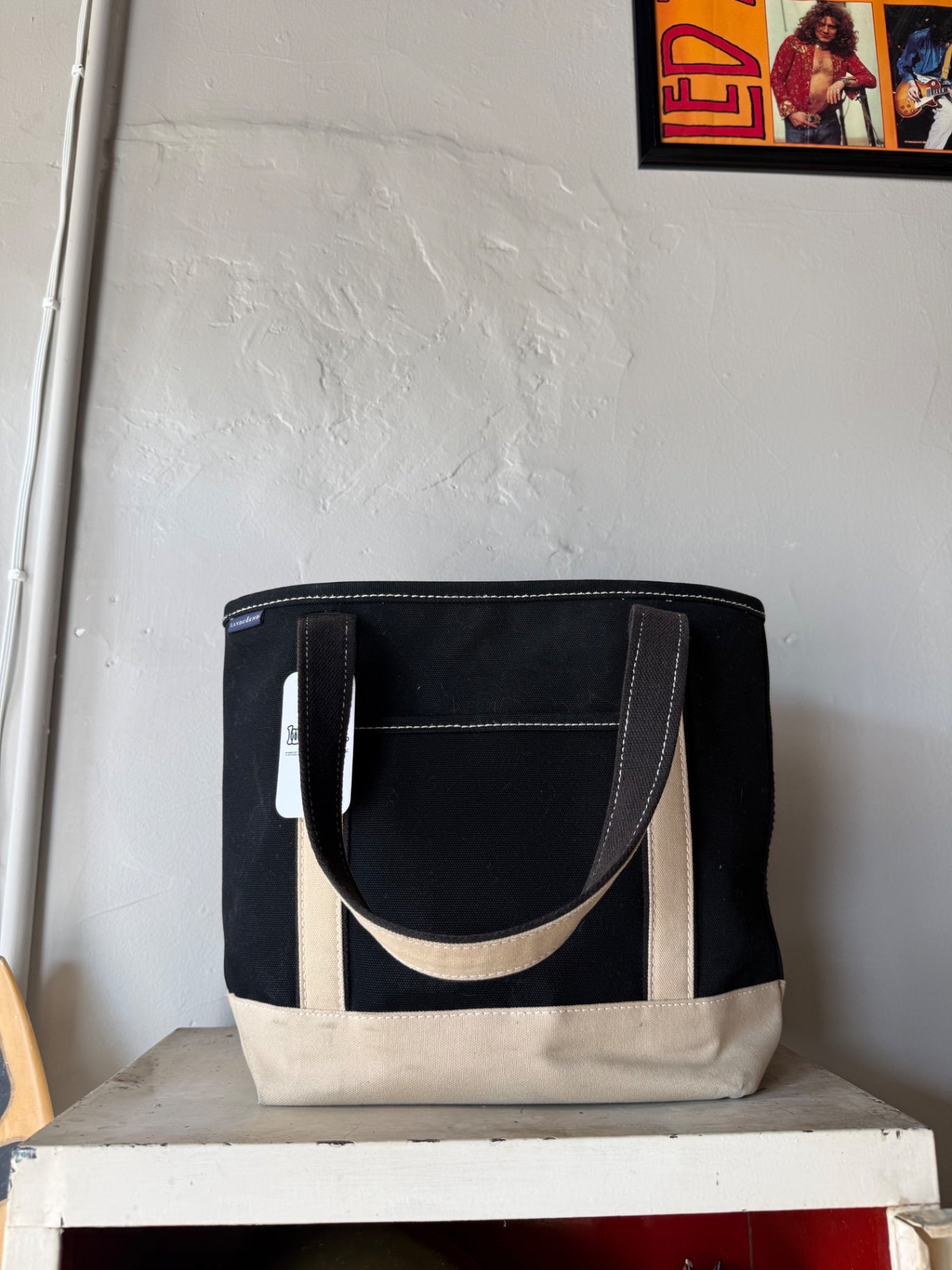 Lands end  S Black, beige