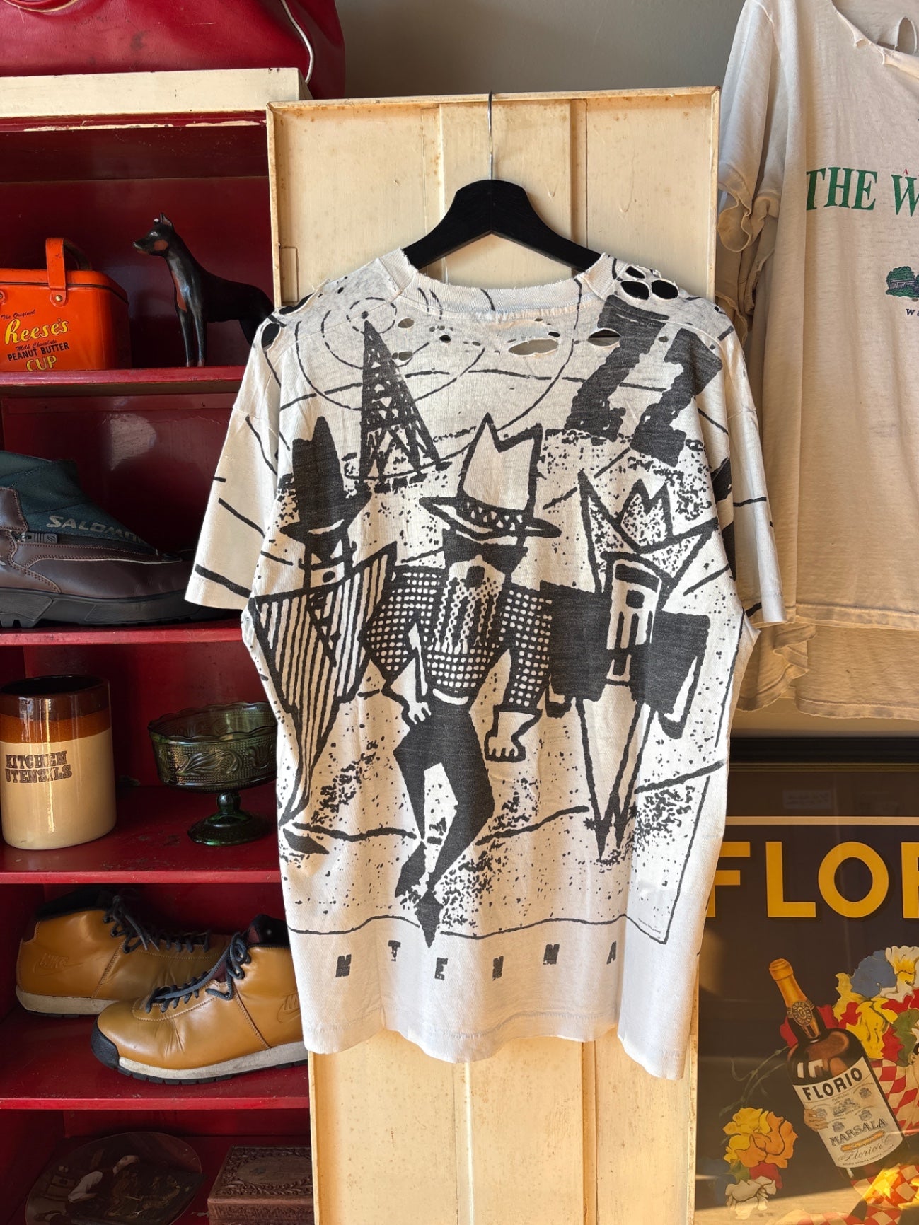 ZZ Top Band Tee XL Thrashed