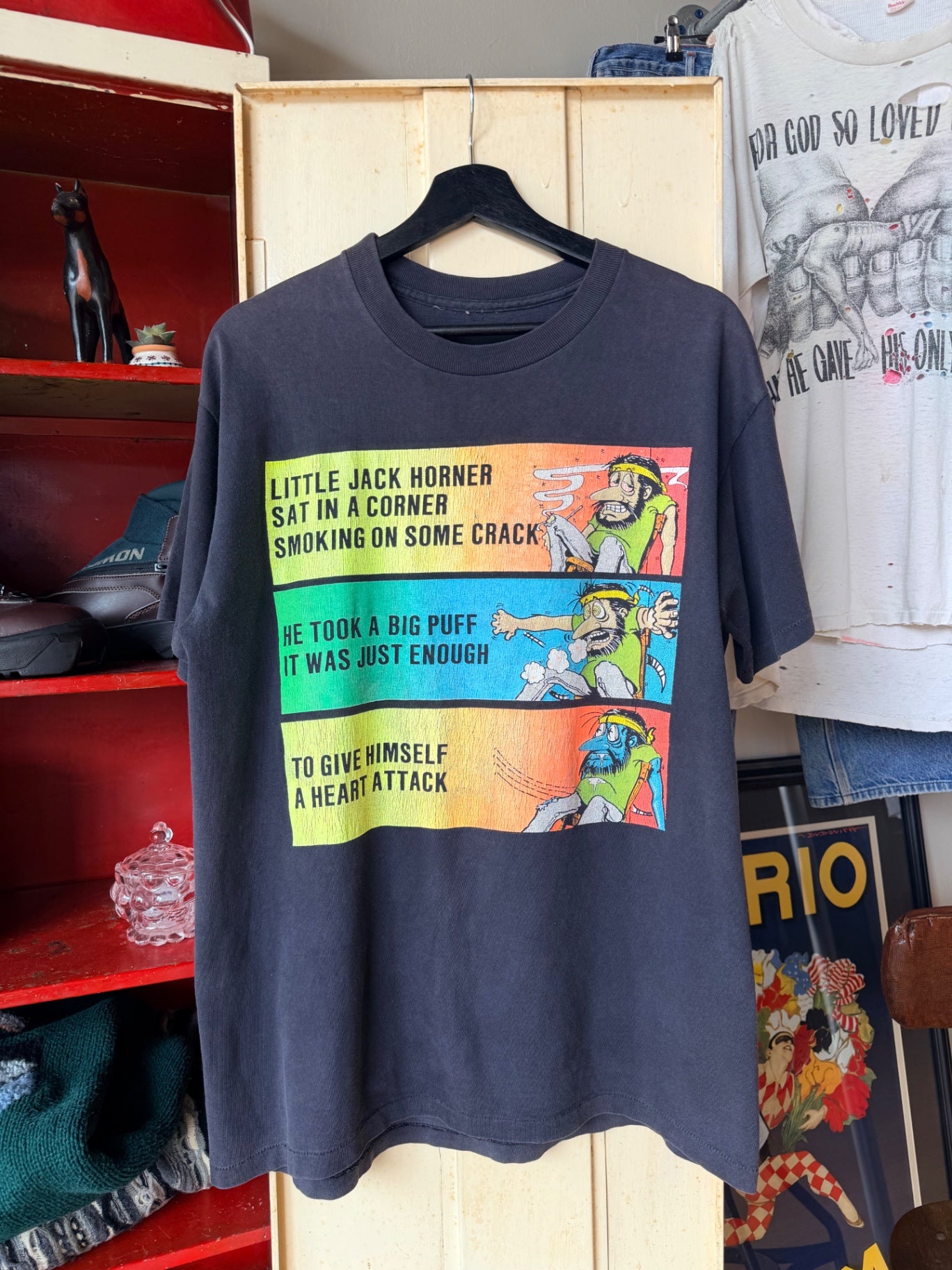 Crack Kills Tee Size XL