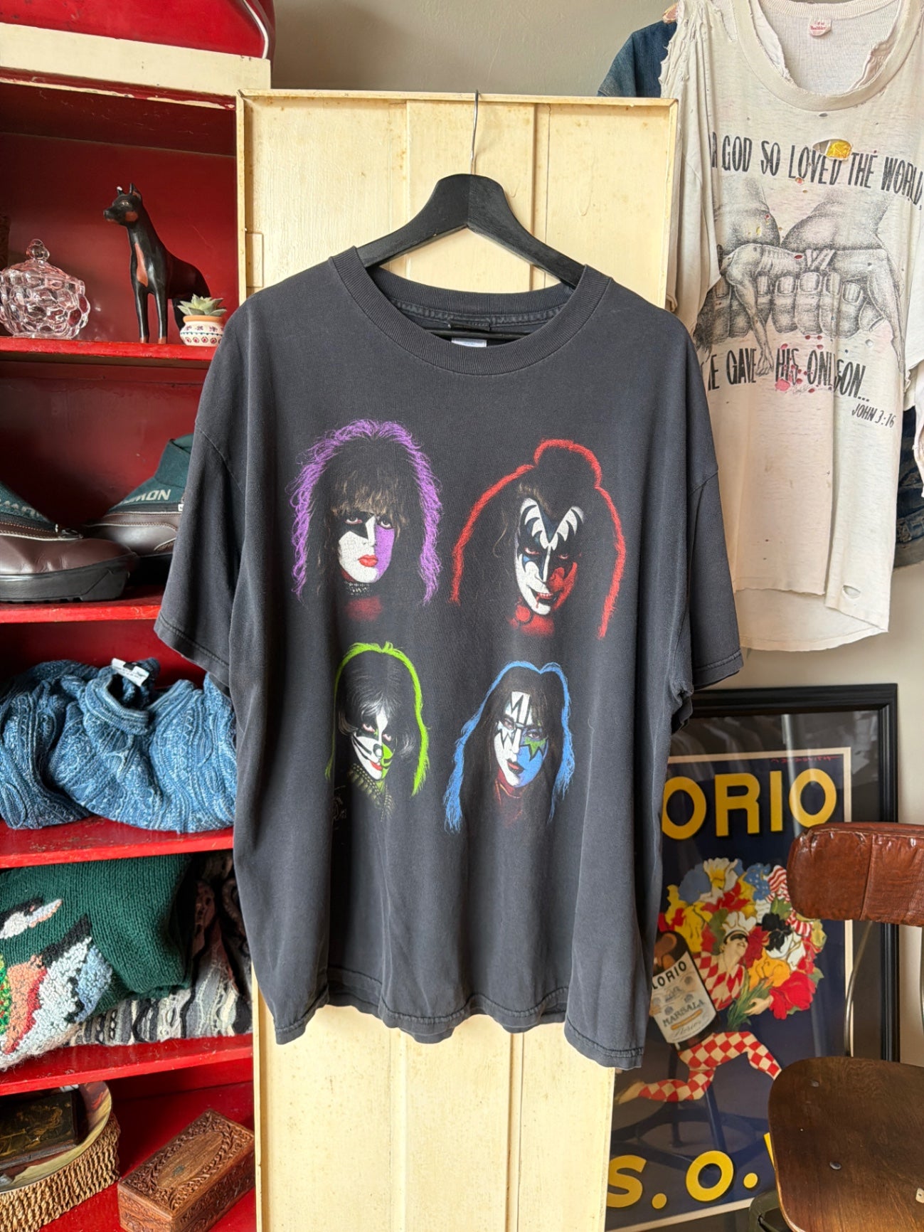1995 Kiss Band Tee XL