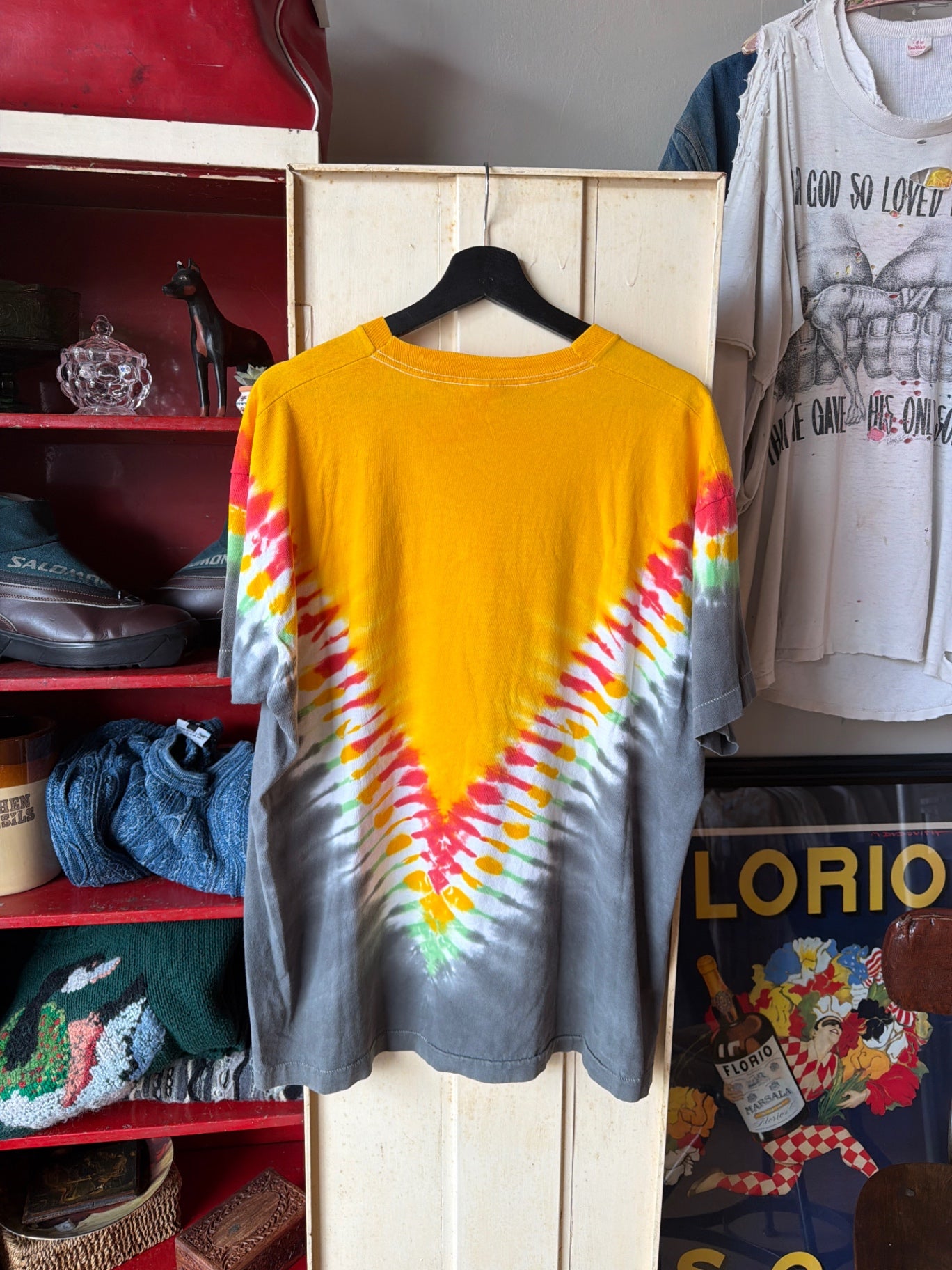 Bob Marley T-Shirt Yellow, Gray, Red, Green, Black