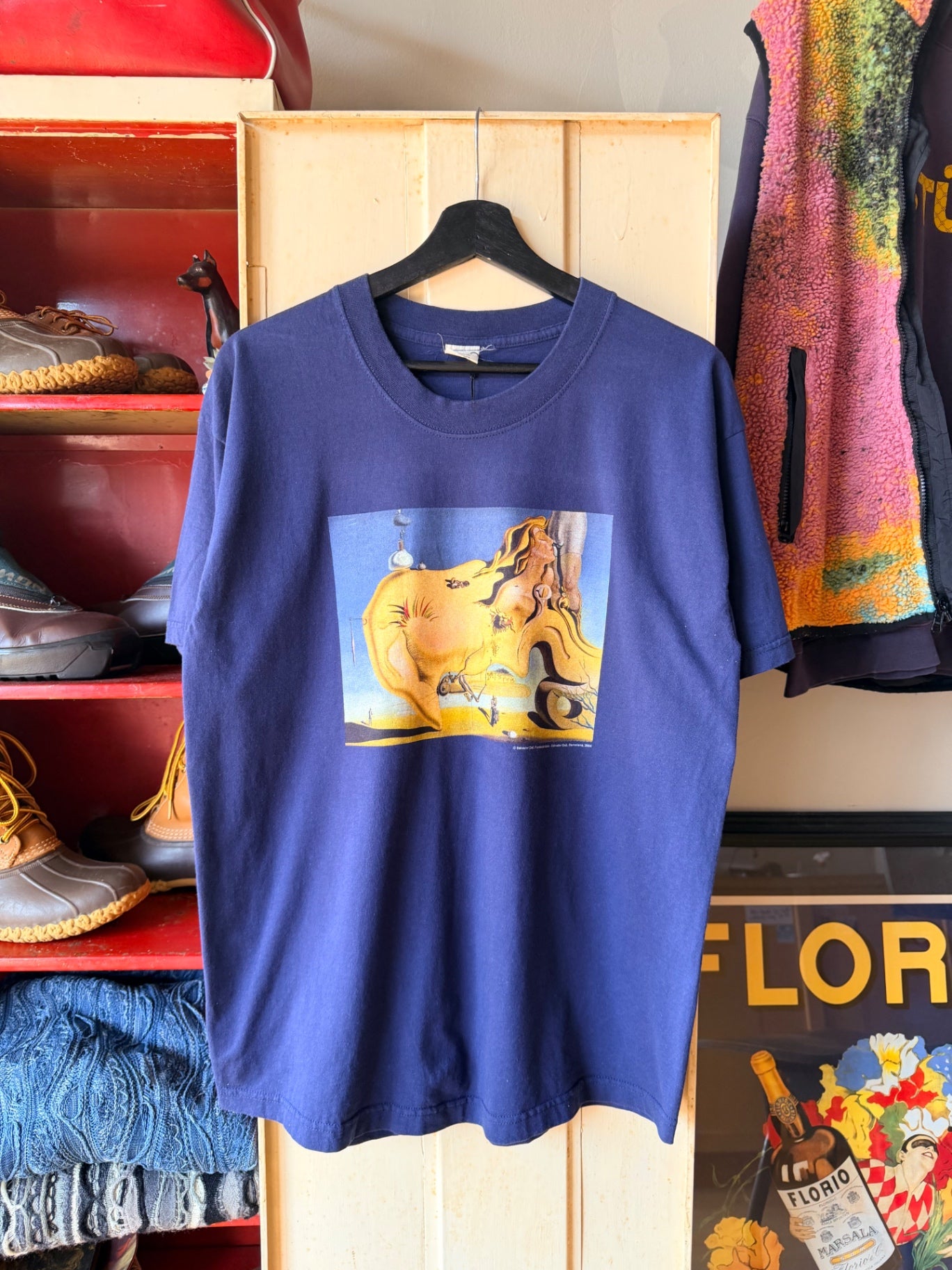Navy Dali Art Tee M