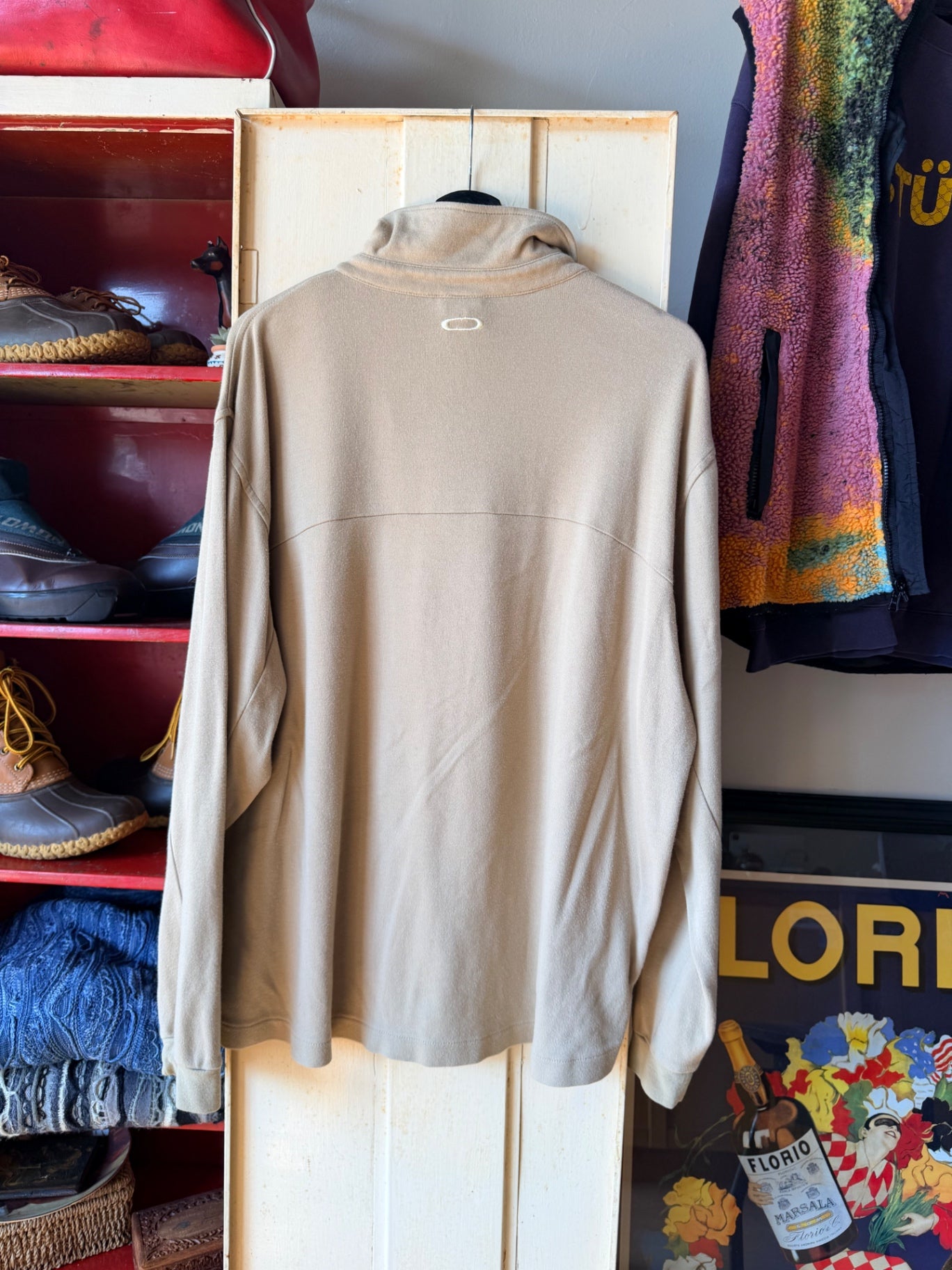Oakley Quarter Zip Tan XL