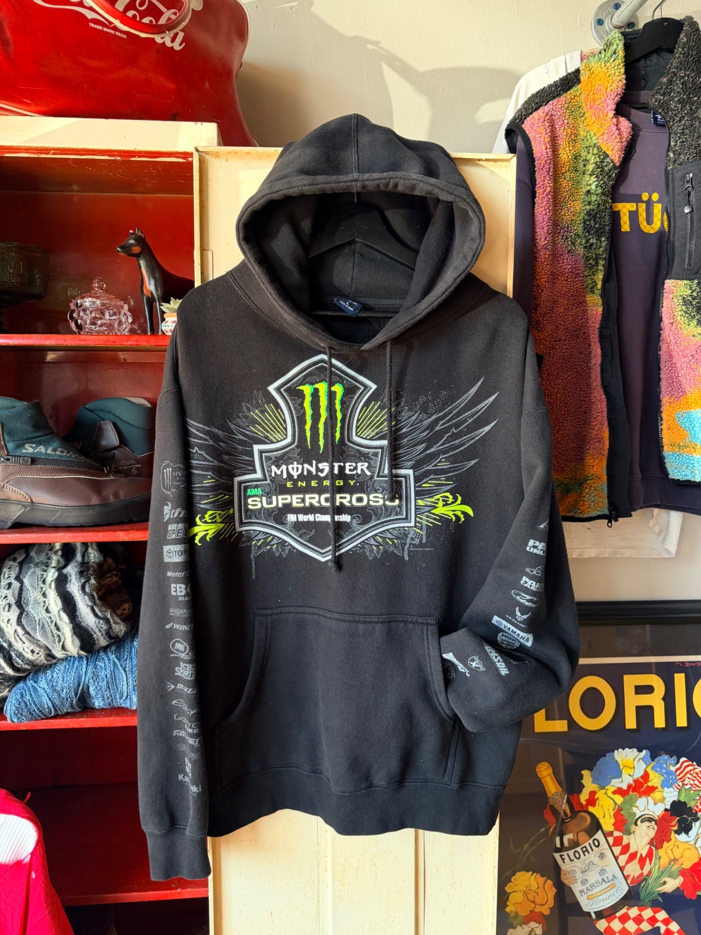 Monster energy supercross hoodie size L