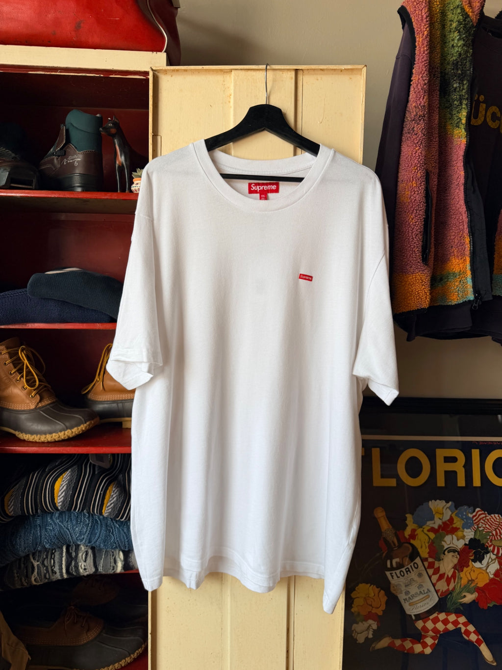 White Supreme Basic Tee XXL