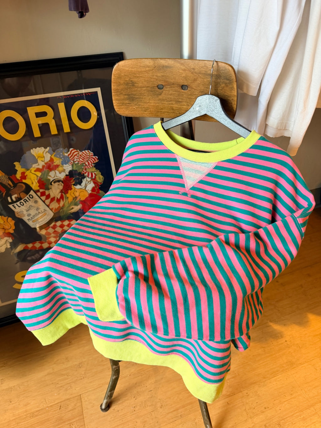 Striped Crewneck XL
