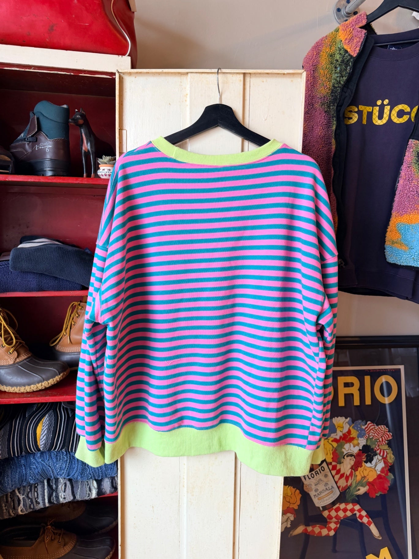 Striped Crewneck XL