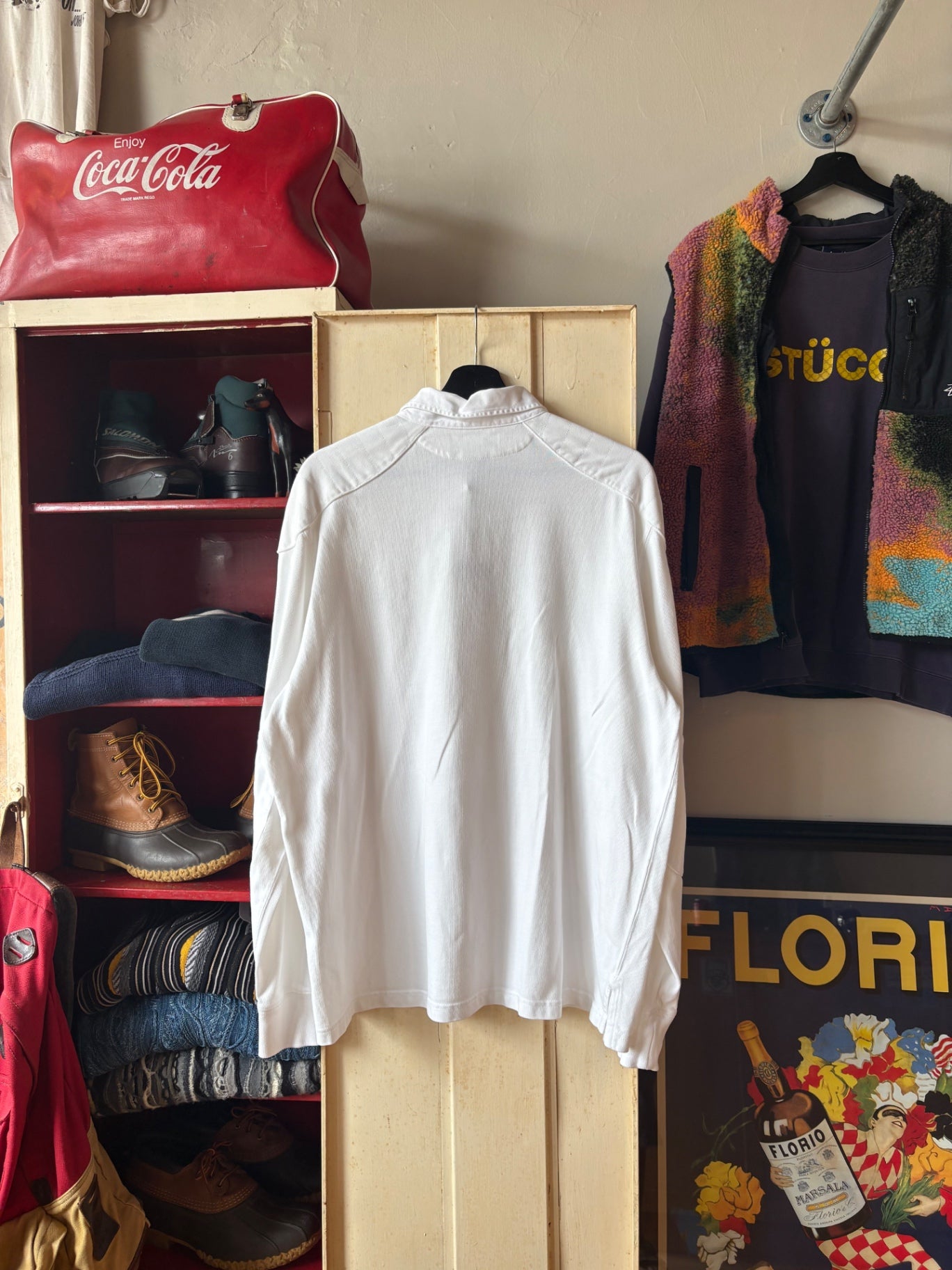White Polo Rugby Xl