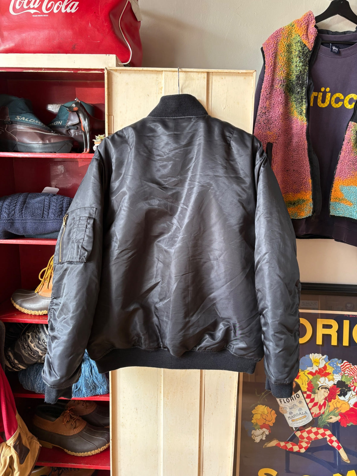 Black Bomber Jacket