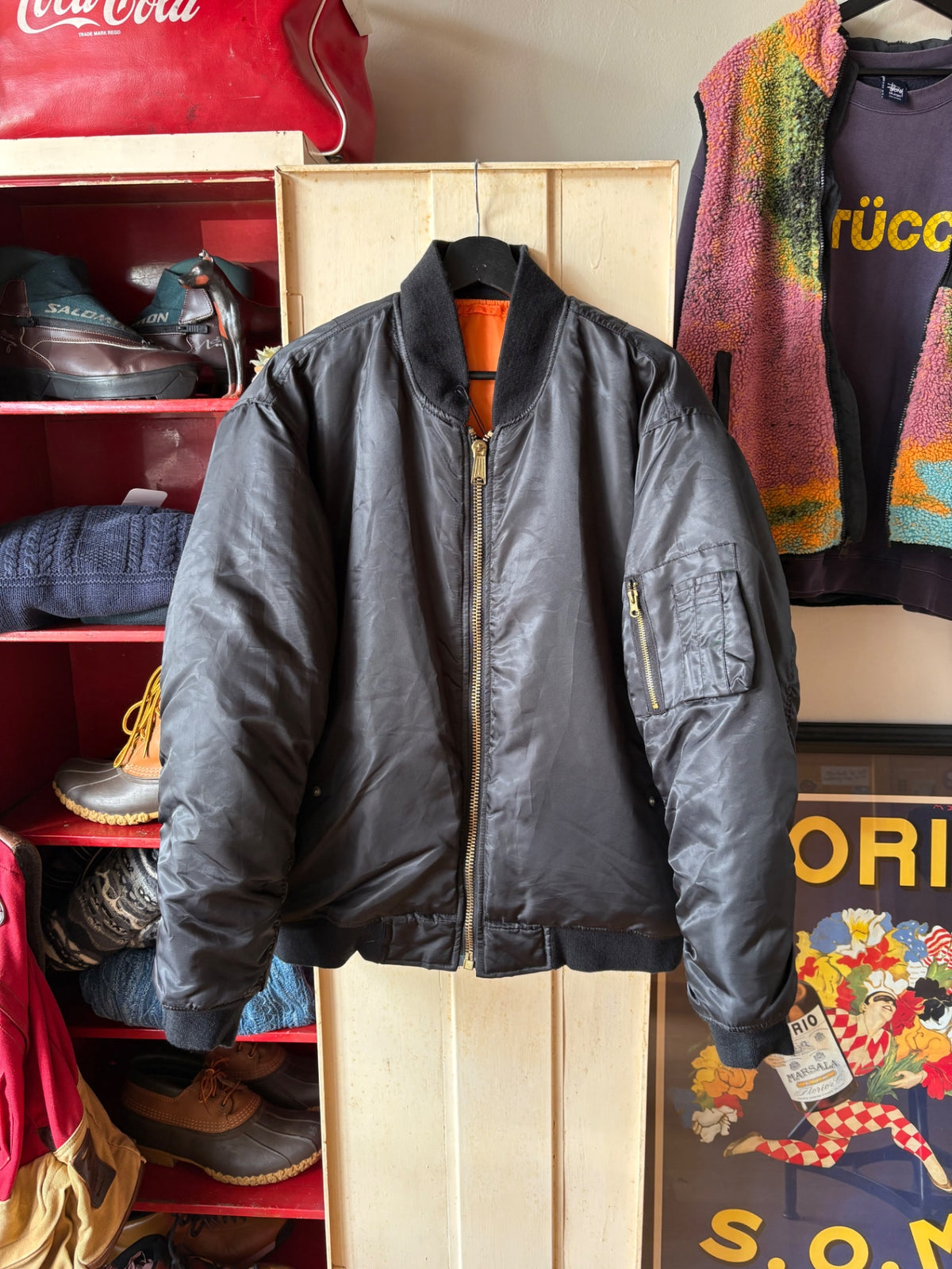 Black Bomber Jacket