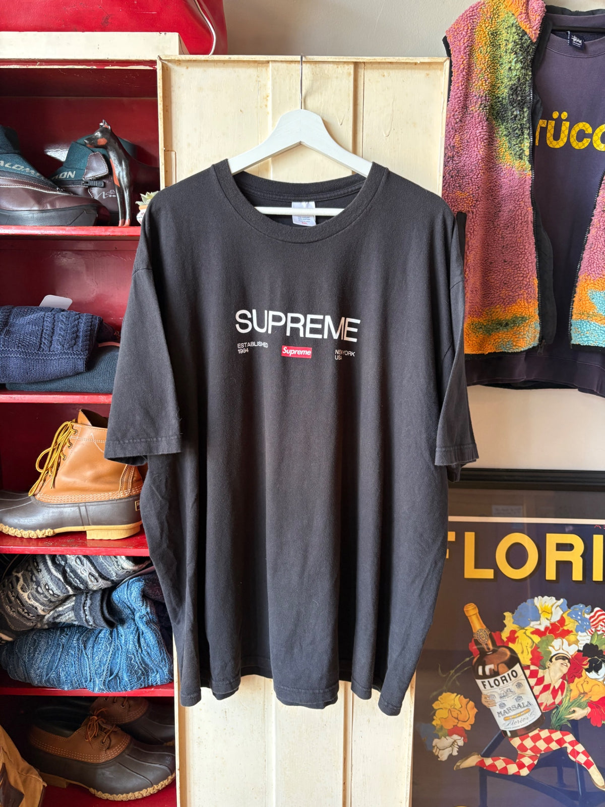 Black Supreme Tee Size XXL