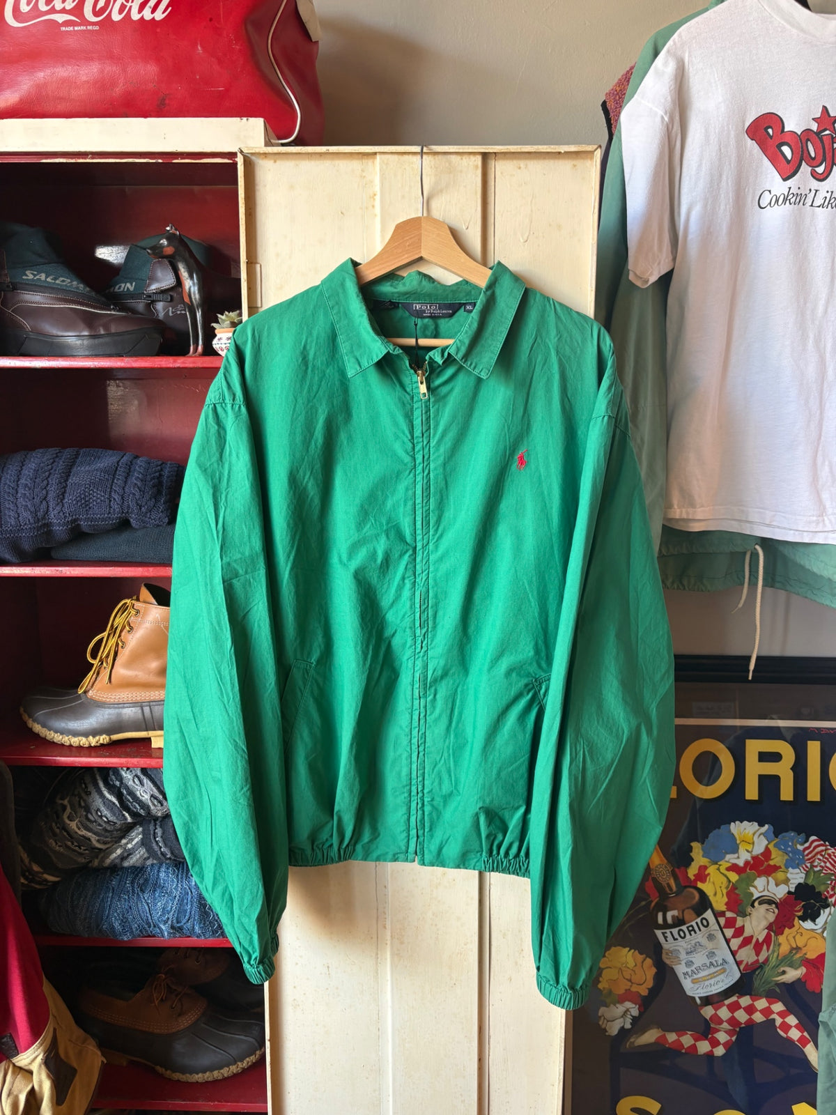 Green Polo Harrington Size XL