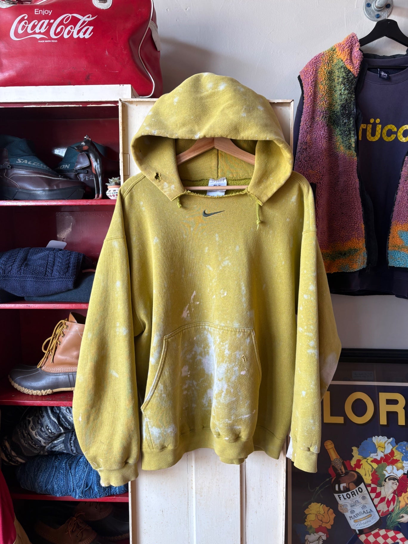 Neon Nike Center Check Size L
