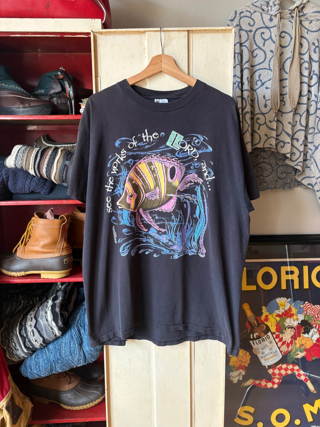 Fish Jesus Tee Size XL