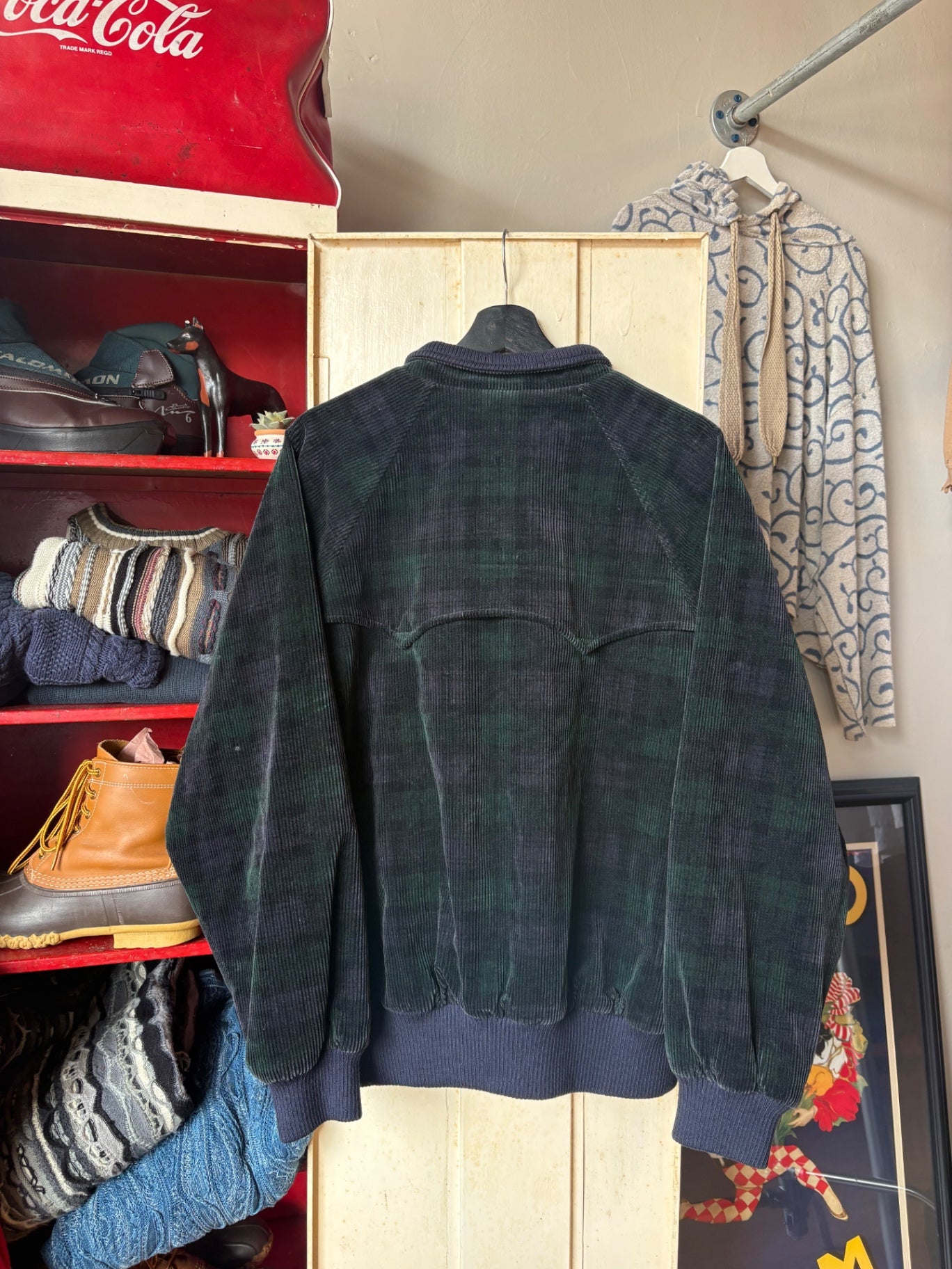 Cord Polo Jacket Size L
