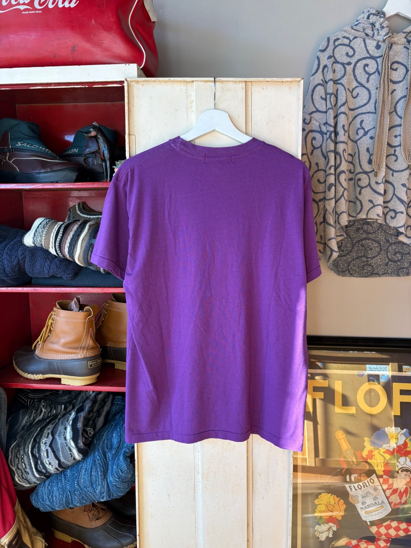 purple polo tee