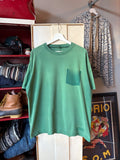 ghost pocket tee green