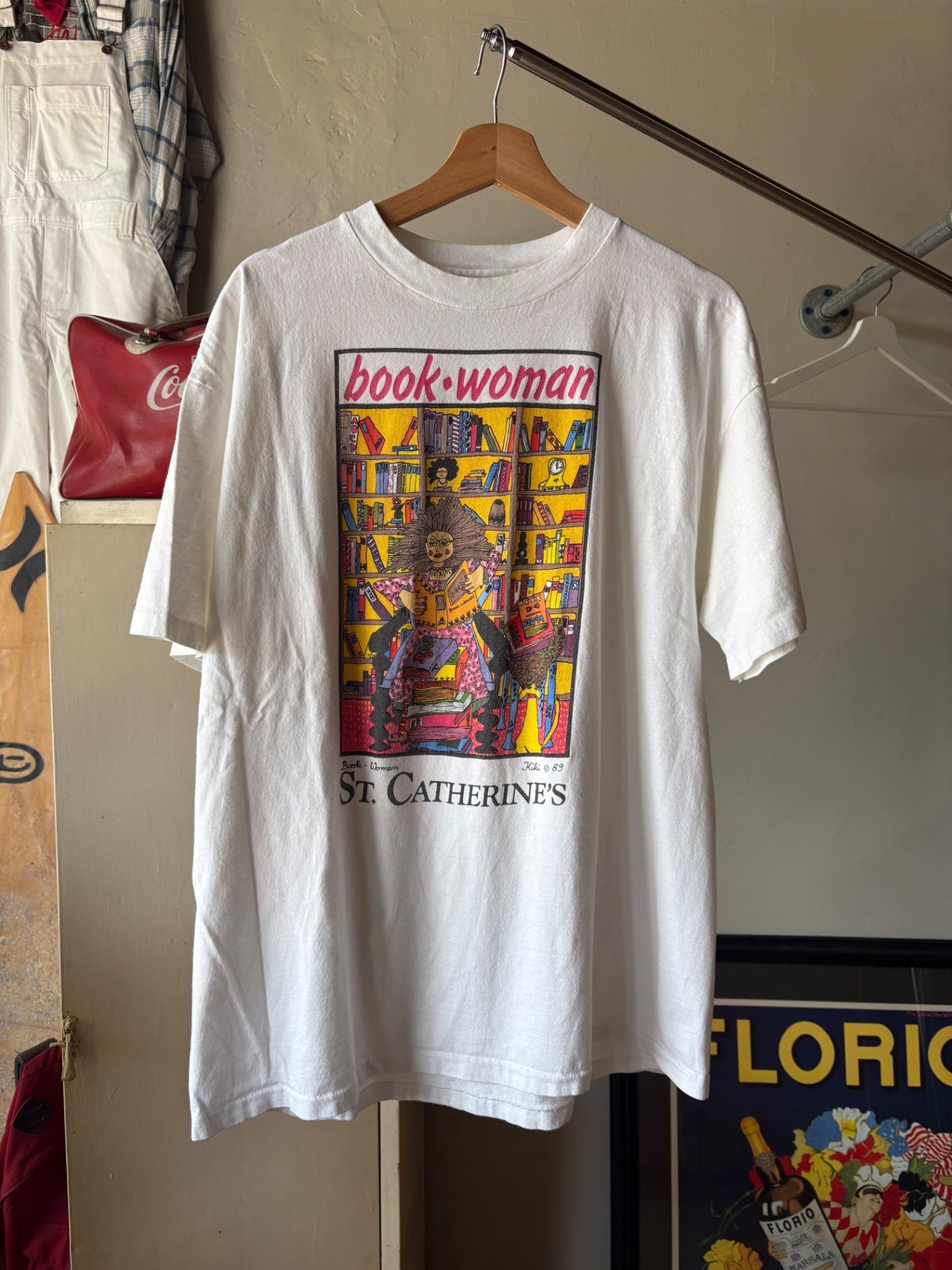 Book Woman Art tee