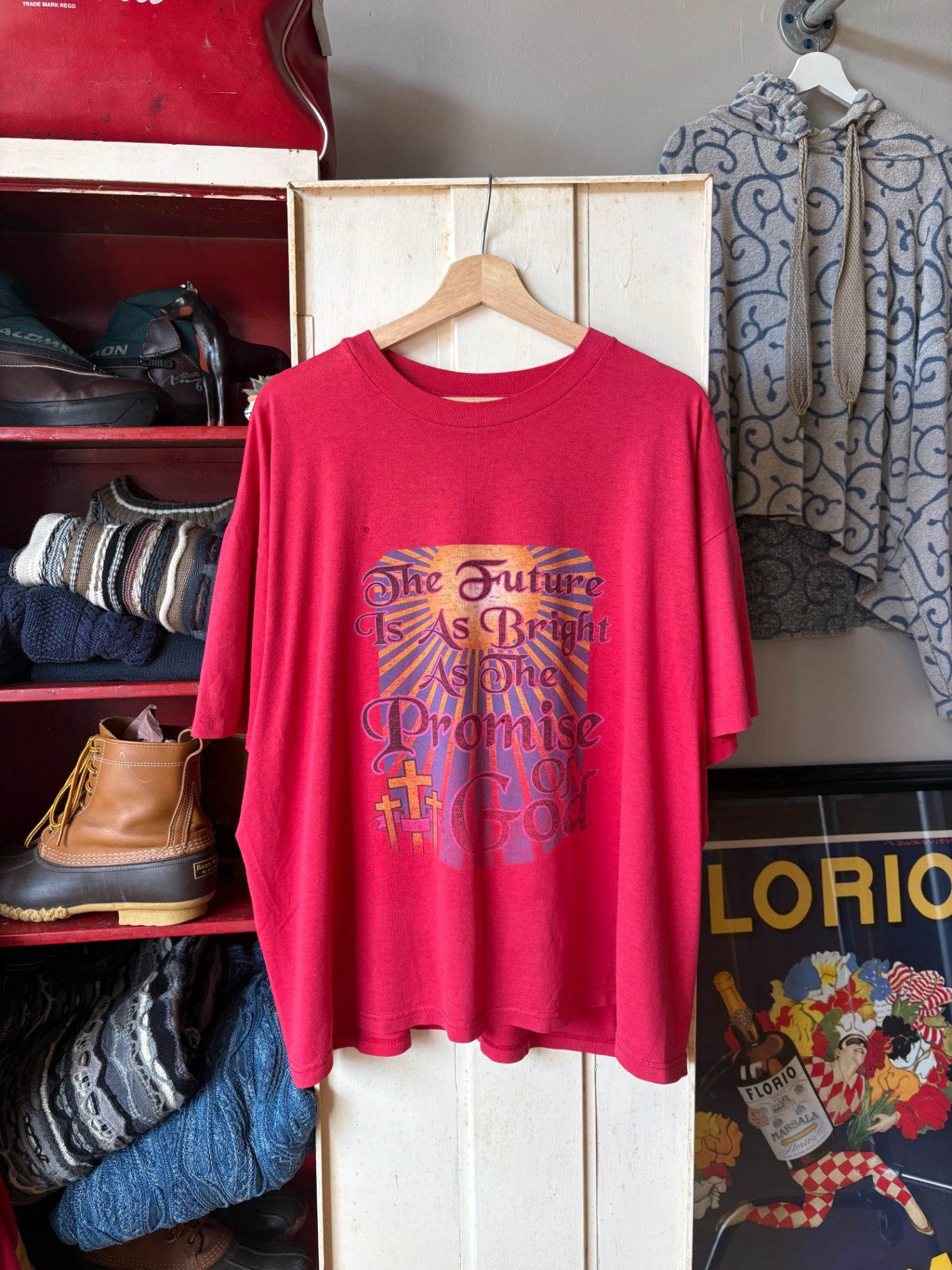 Red Jesus Tee Size XL