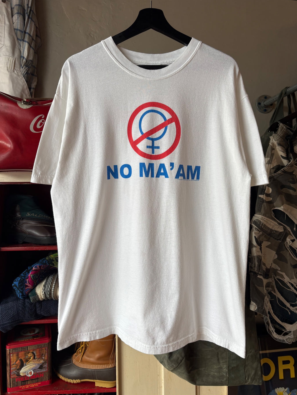 no ma'am tee xl