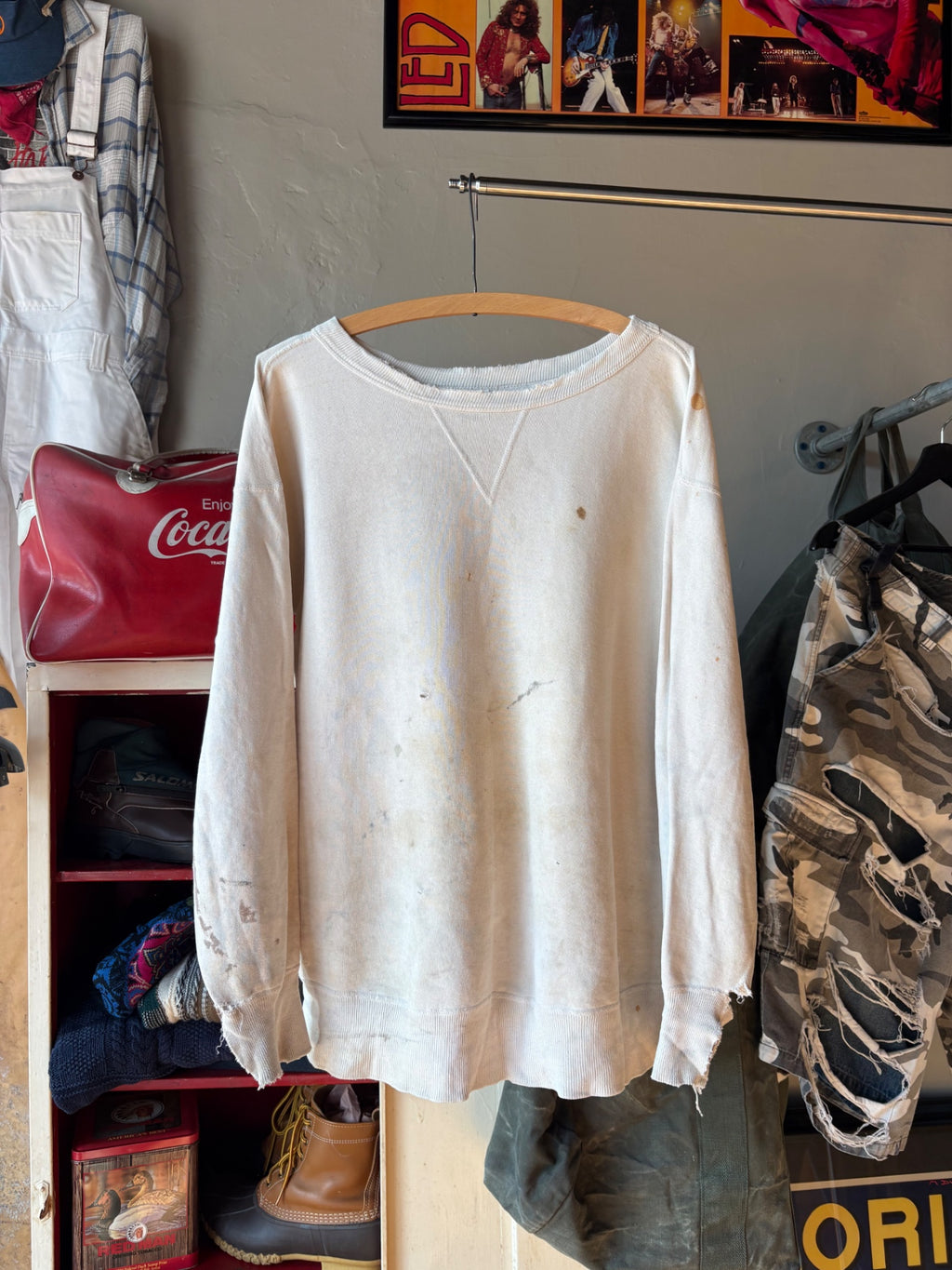 1960s Single V Sweat Size XL