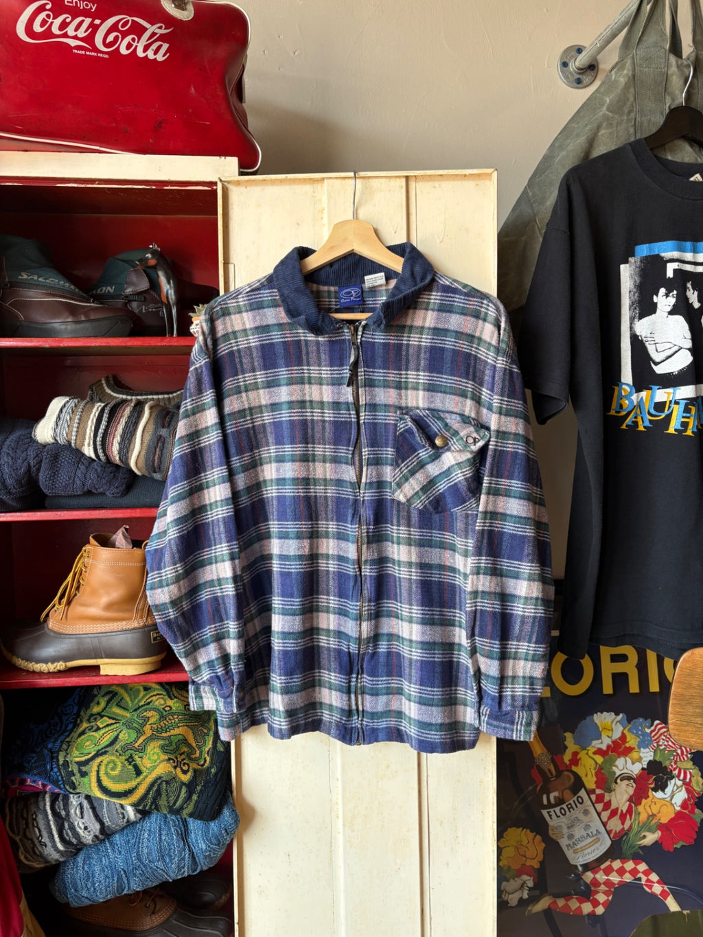 Ocean Pacific Flannel Zip