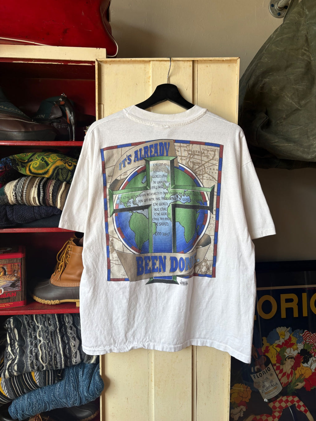 Jesus Saves The World Size XL
