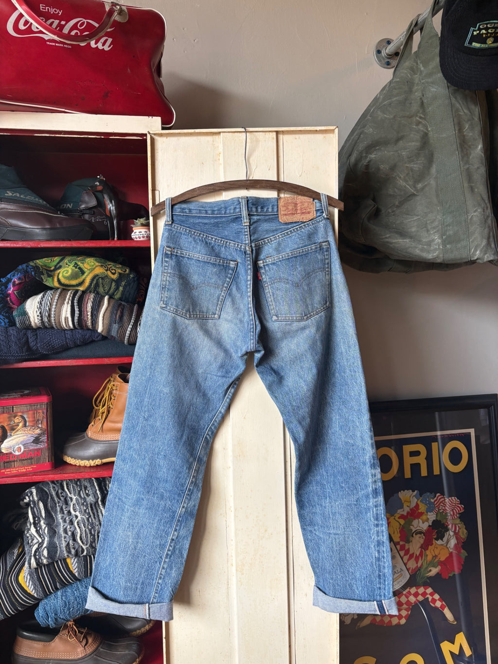 1970s Levi's 501 Selvedge Red Line 28x29