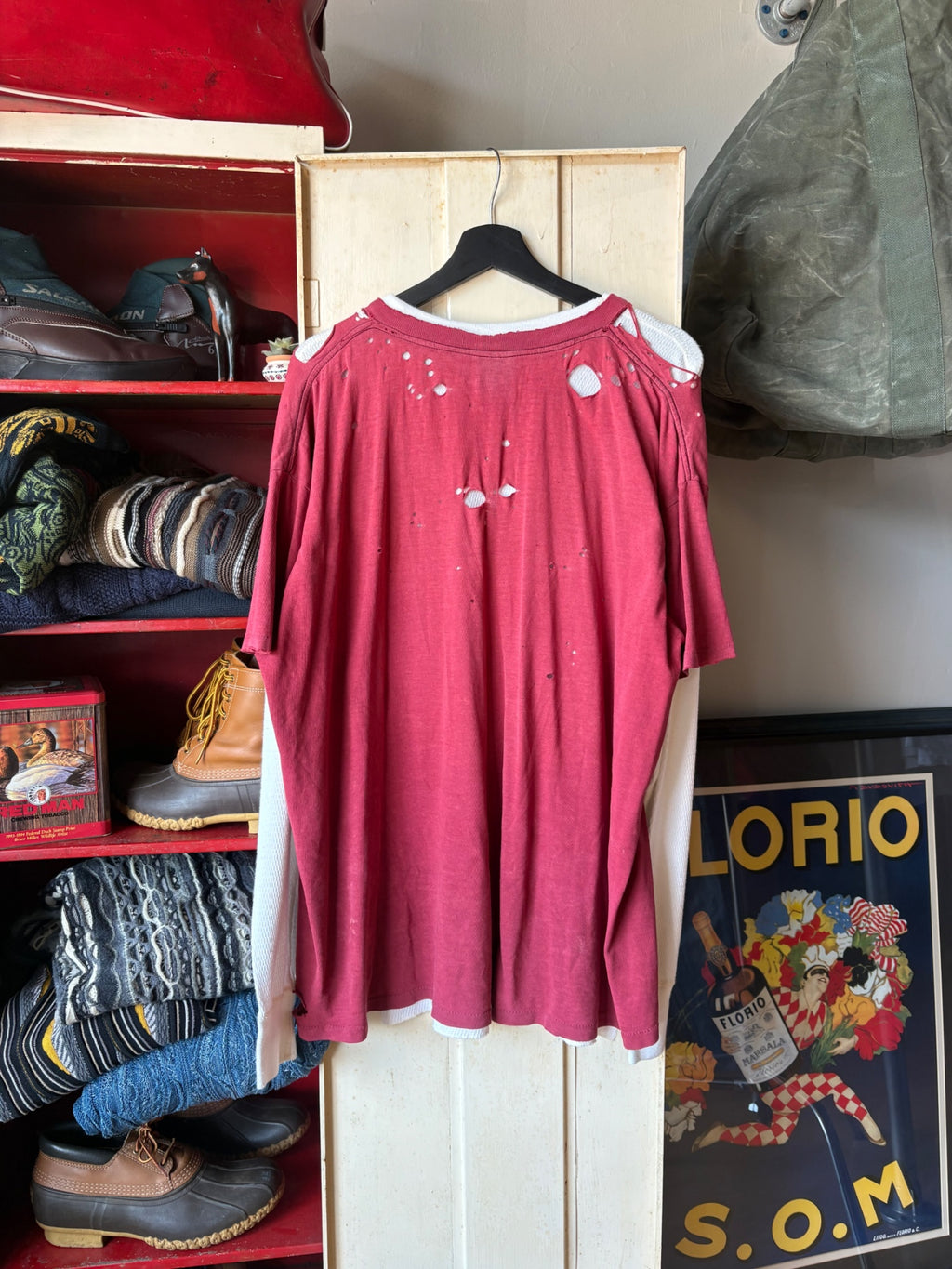 Red Thrasher Tee Size XL